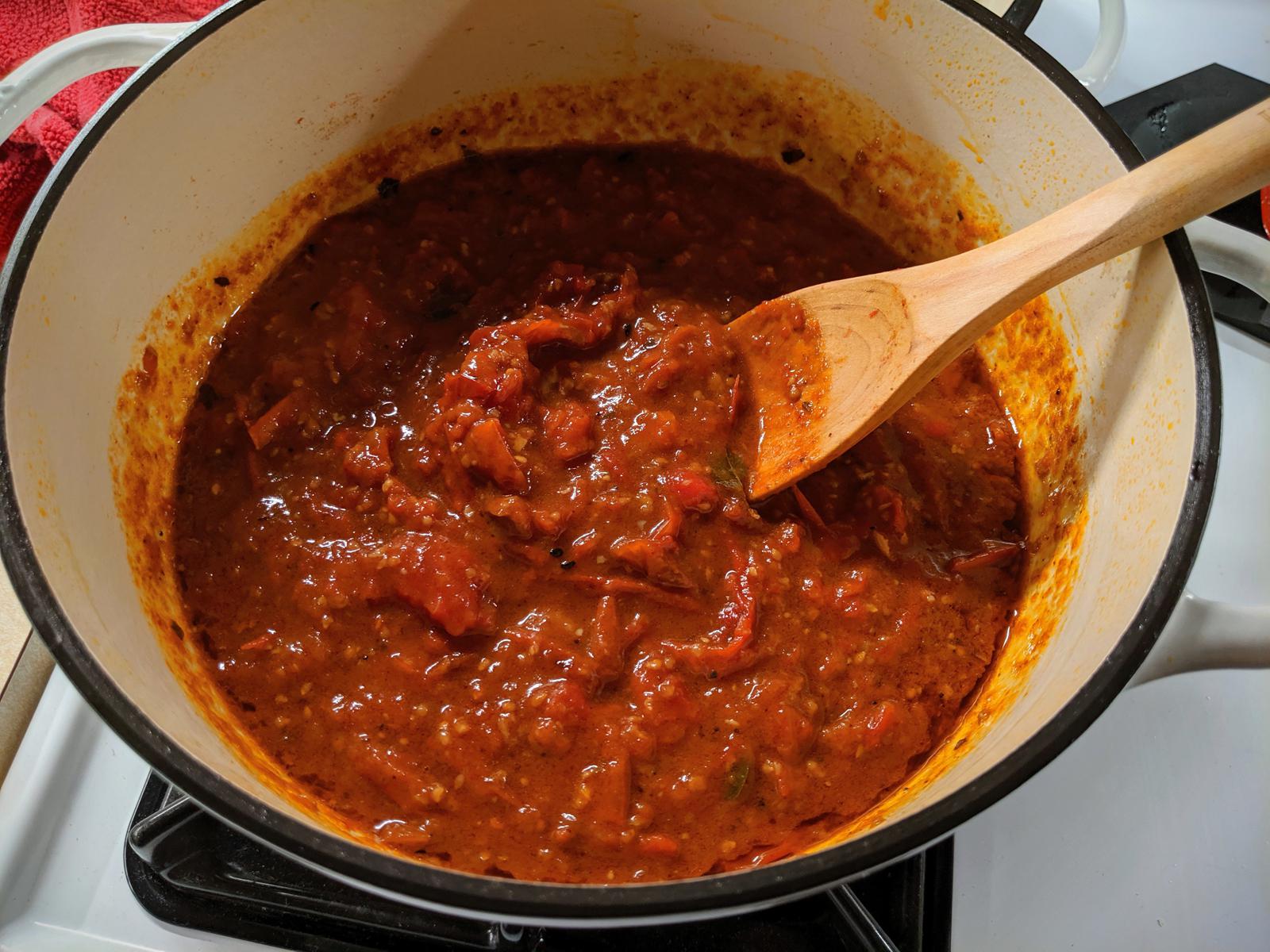 [Homemade] 5hour steamroasted tomato sauce r/food