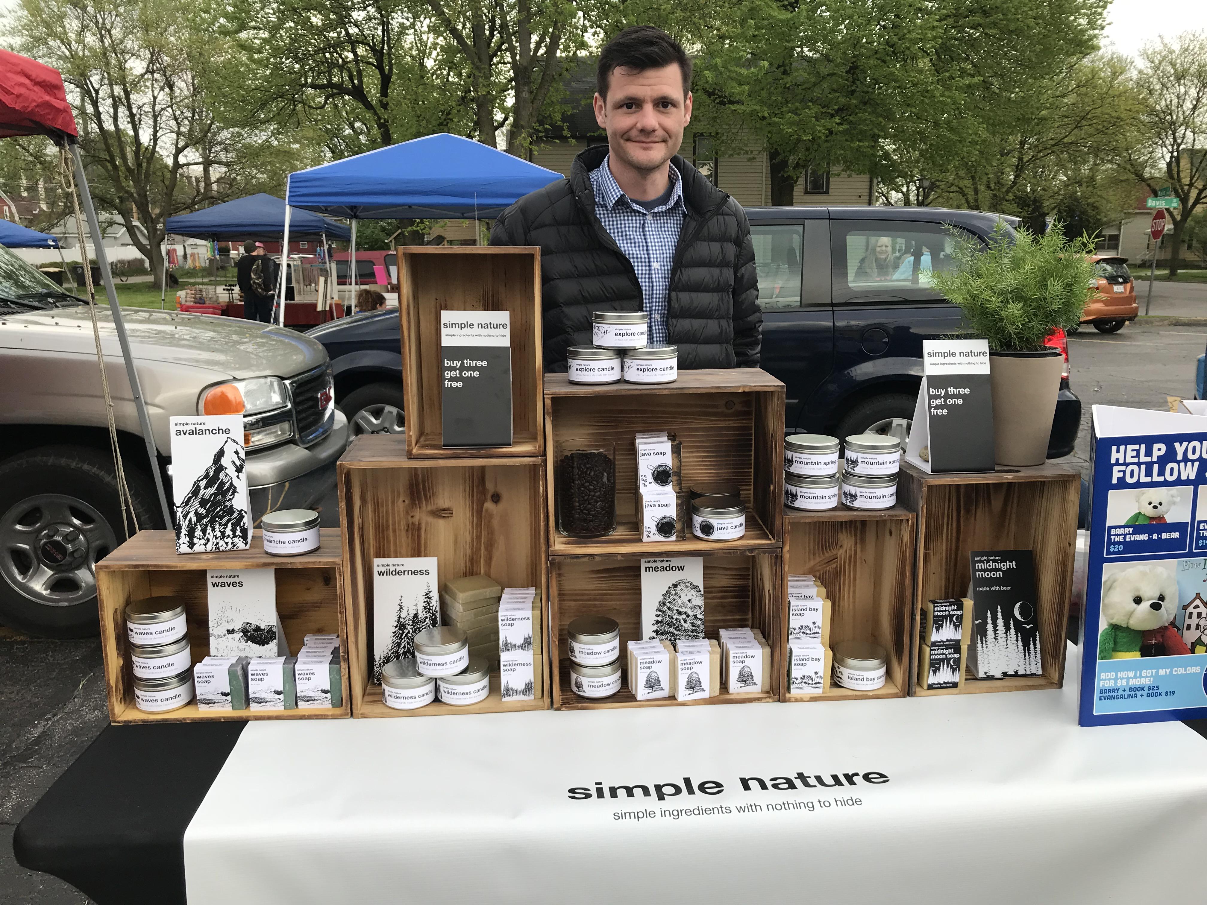 Hi everyone! Today was my first day attempting to sell soap at a