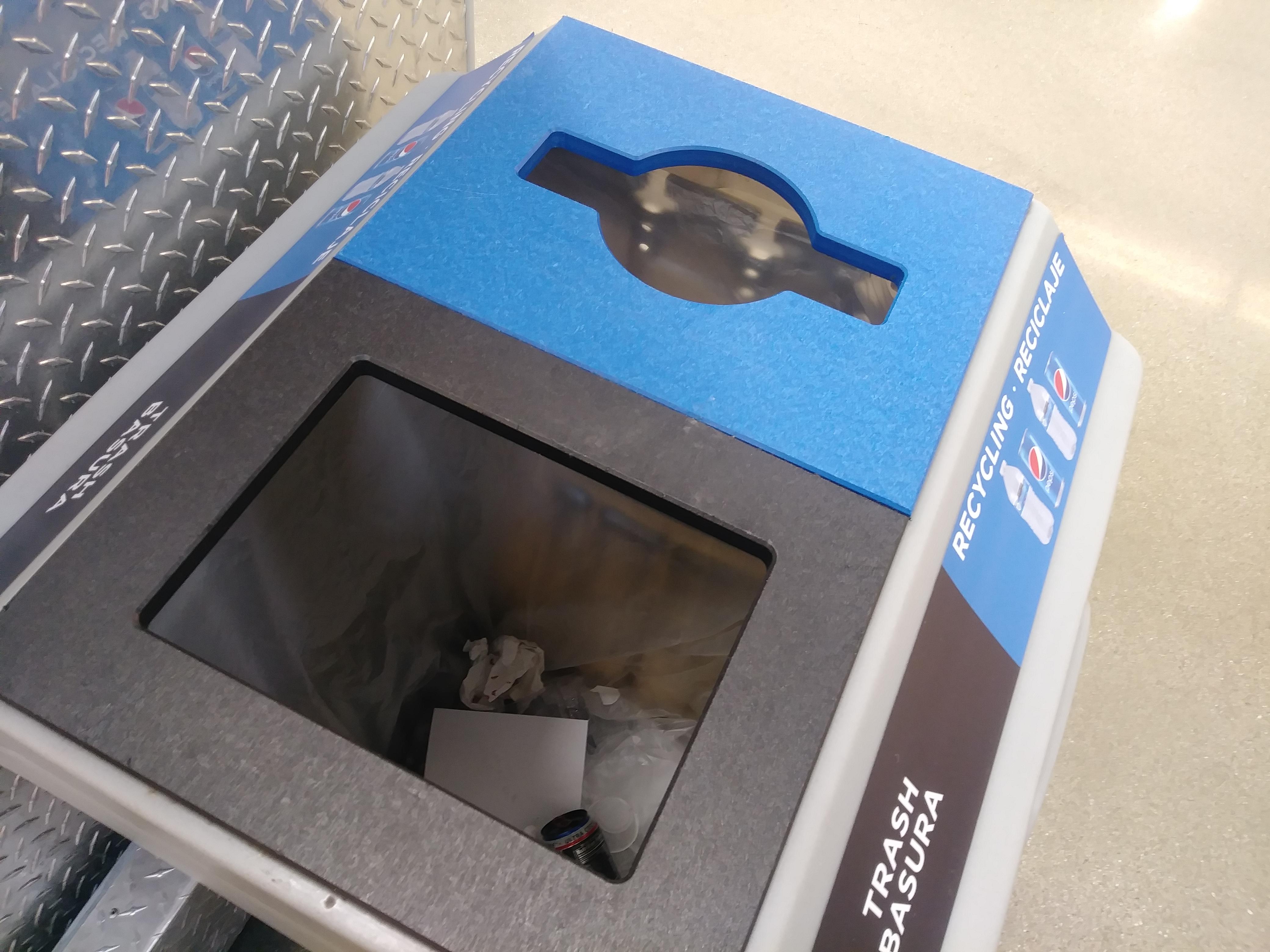 Trash and recycling at Costco goes into the same bag. r/mildlyinfuriating