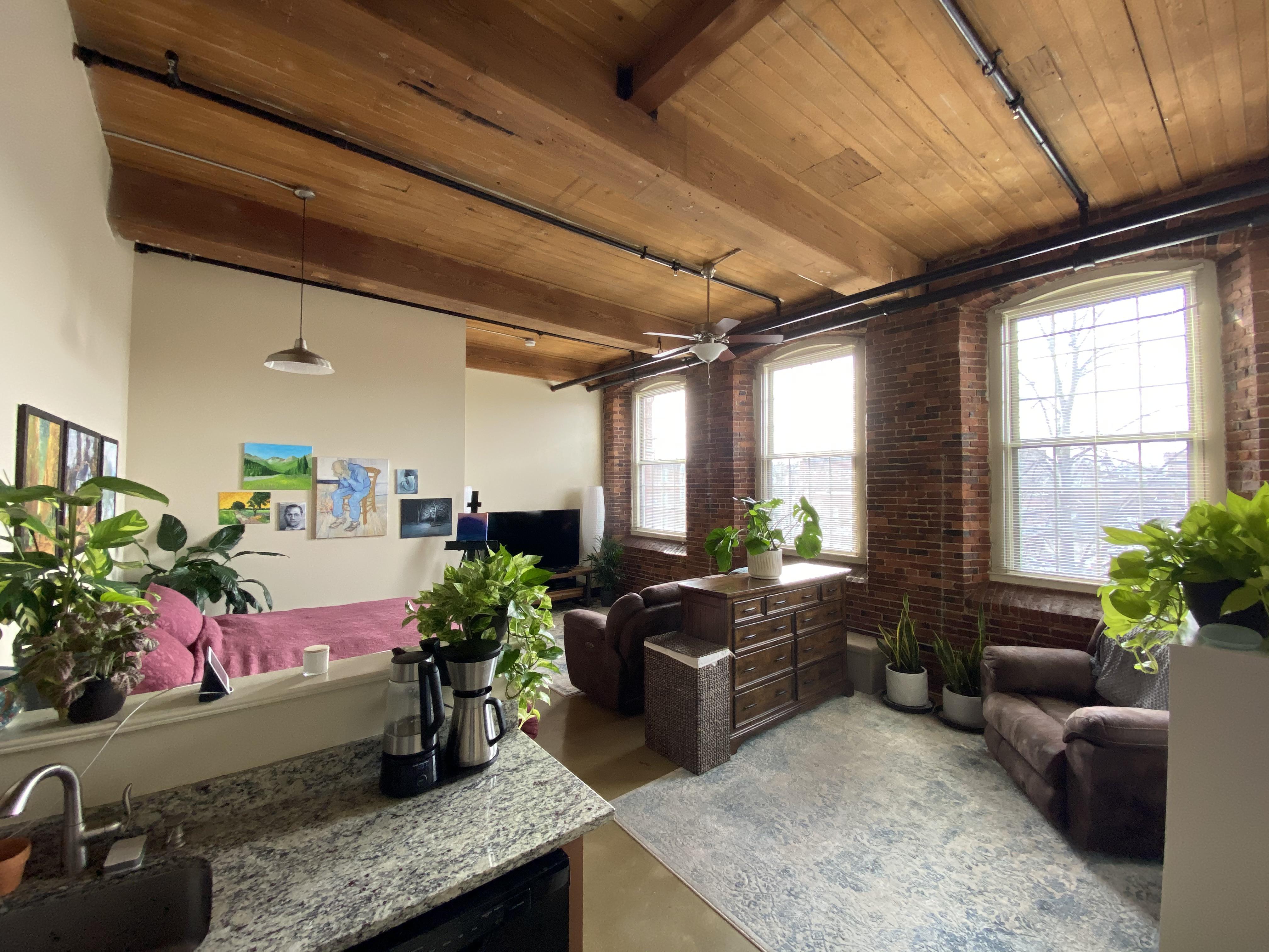 My studio — an old mill converted into residential units r