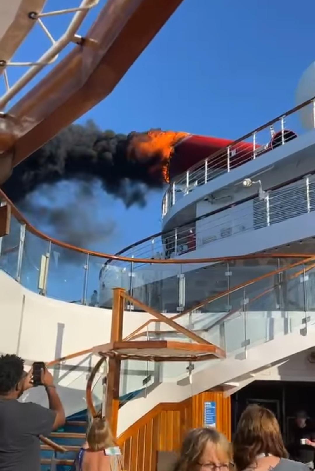 Fire on Carnival Freedom 5 26 22 r/Cruise