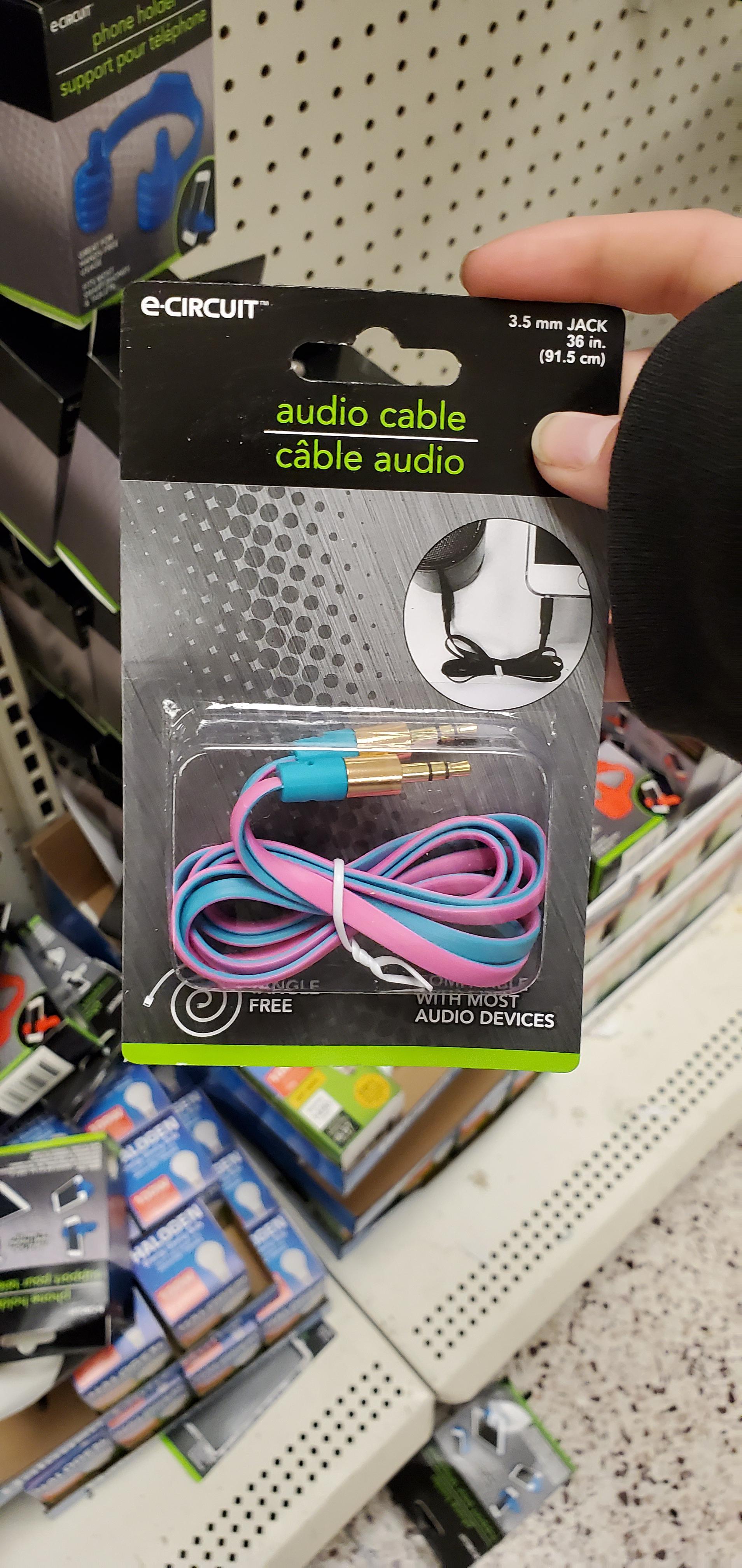 Dollar Tree AUX cable says trans rights? r/traaaaaaannnnnnnnnns