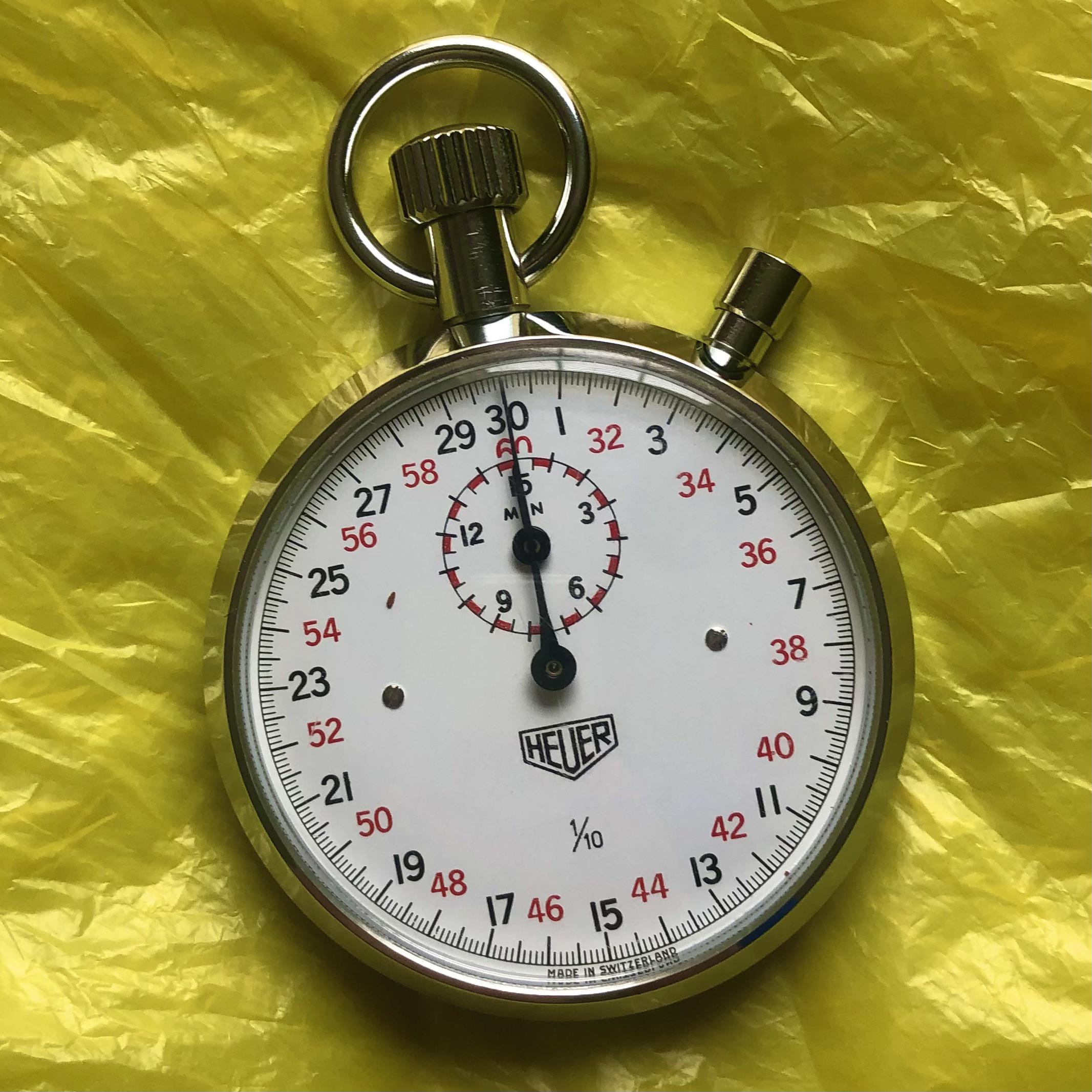 [WTS] 1986 Tag Heuer 15 Minute Stopwatch (Ref. 805.302) 125 r