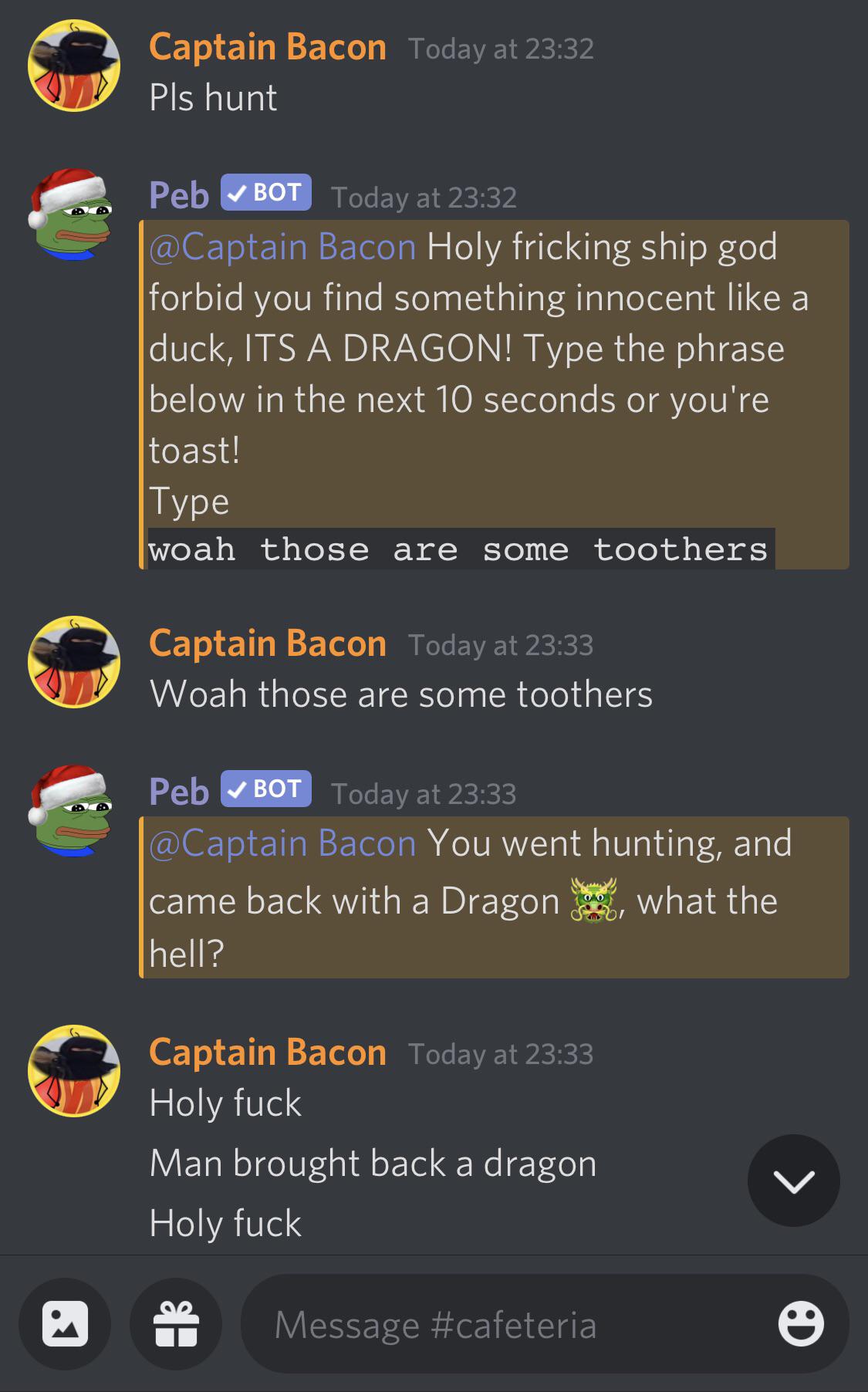 Holy crap I randomly went hunting and got a dragon back I’m a bit new