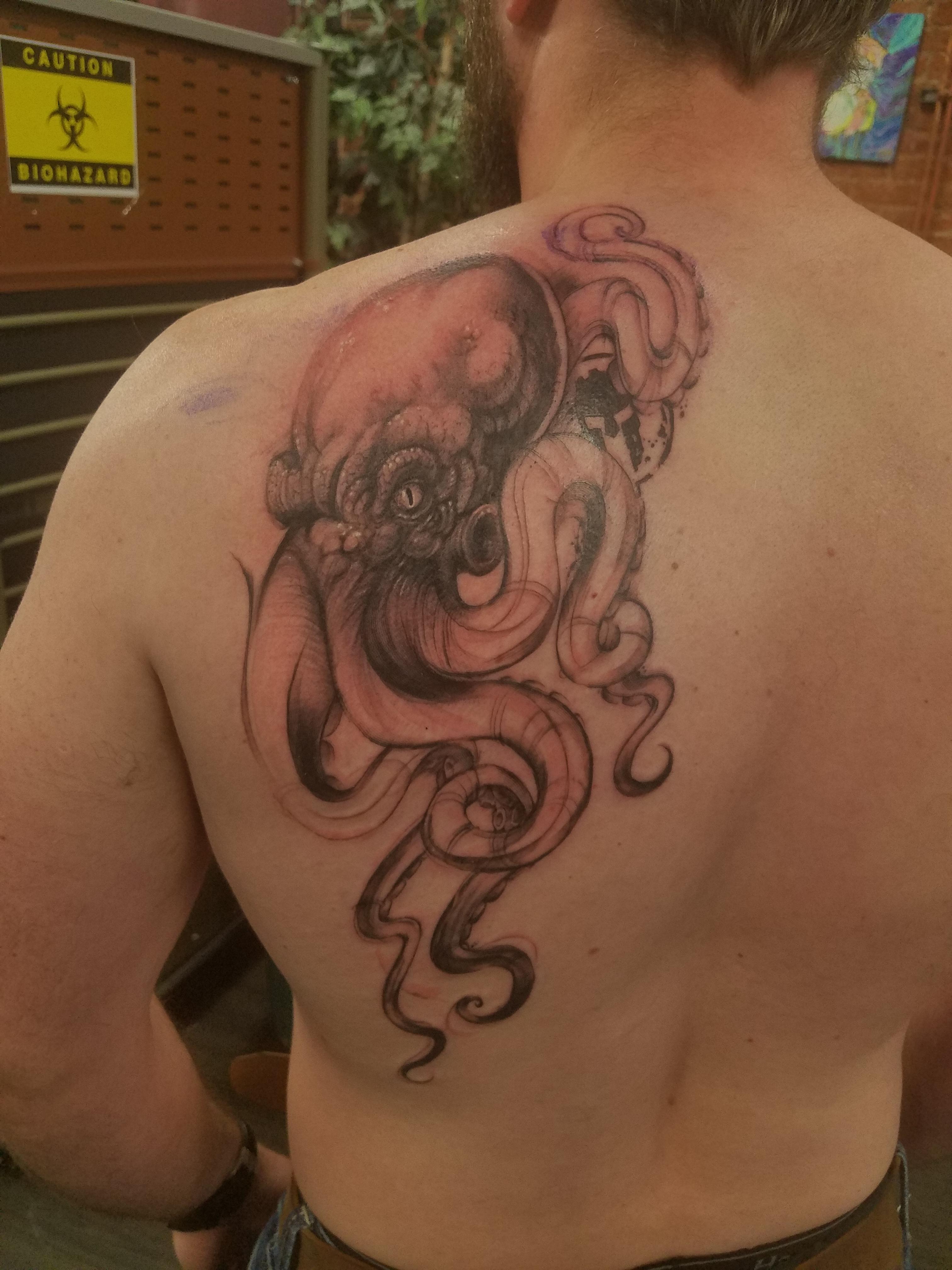 First tattoo session 1 down w/ Rowell Alfelor of Urban