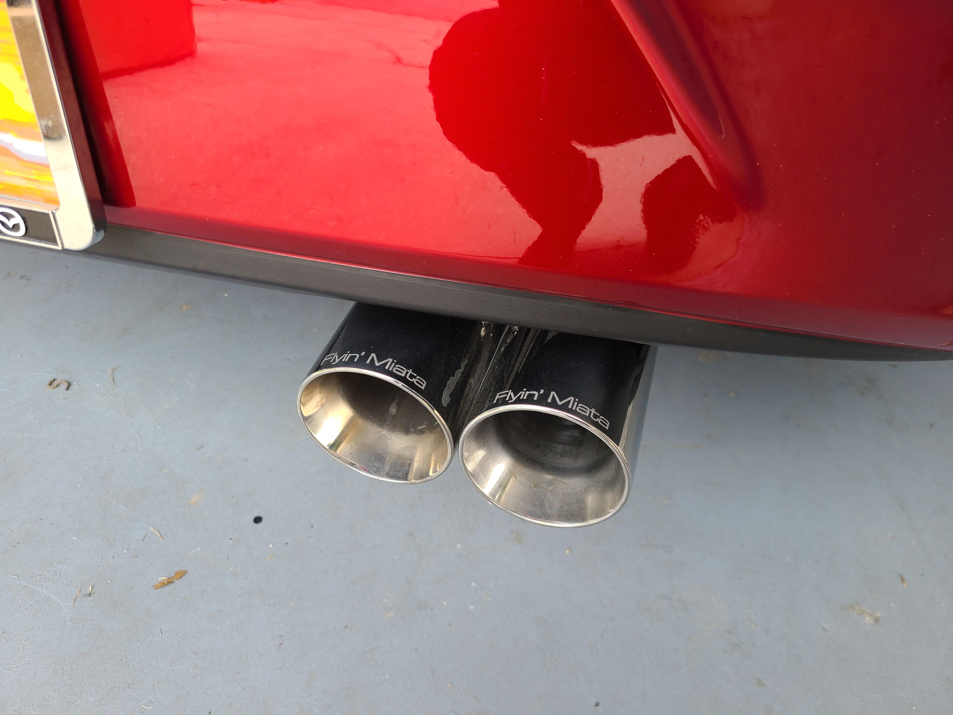 My 1st Upgrade = Flyin Miata ND Axleback Exhaust r/Miata