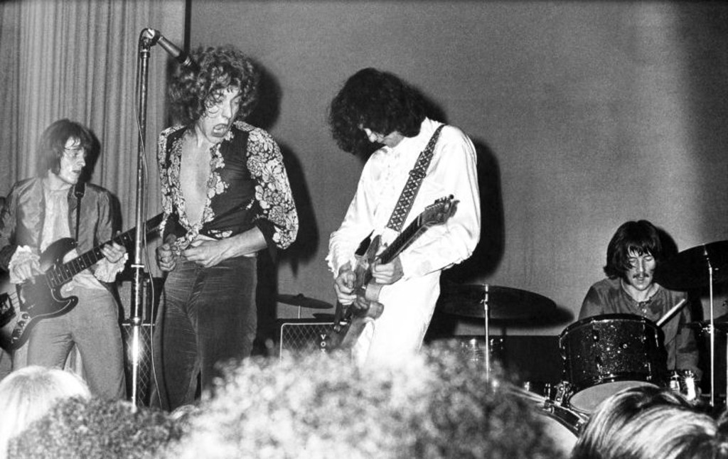 Led Zeppelin performing their very first concert in Gladsaxe, Denmark. 50 years ago today. r