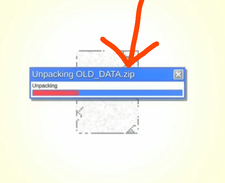 how does the old data affect/corrupt inscryption if it's in a .zip