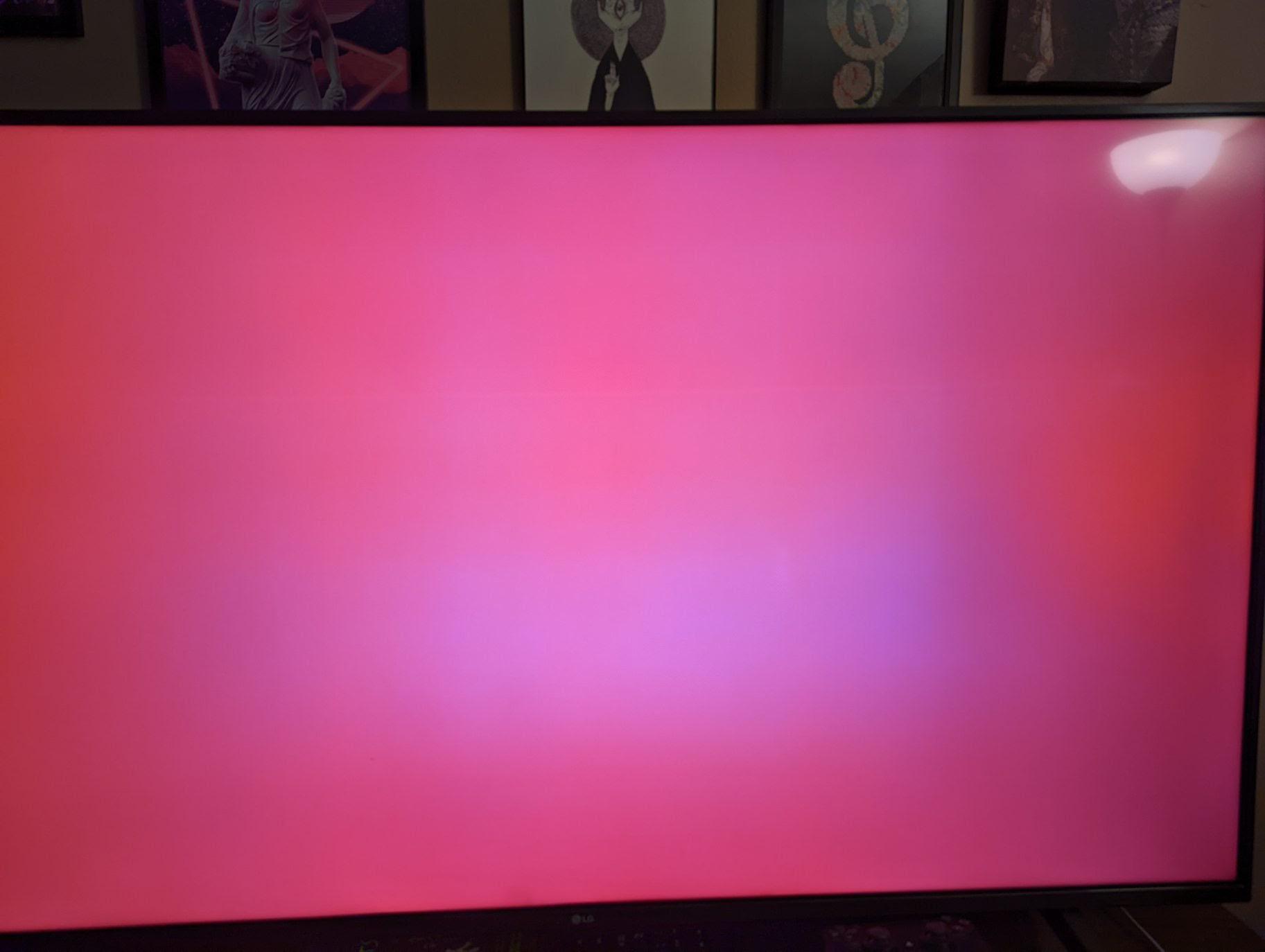 LG 55UP7000PUA screen discoloration r/TVRepair