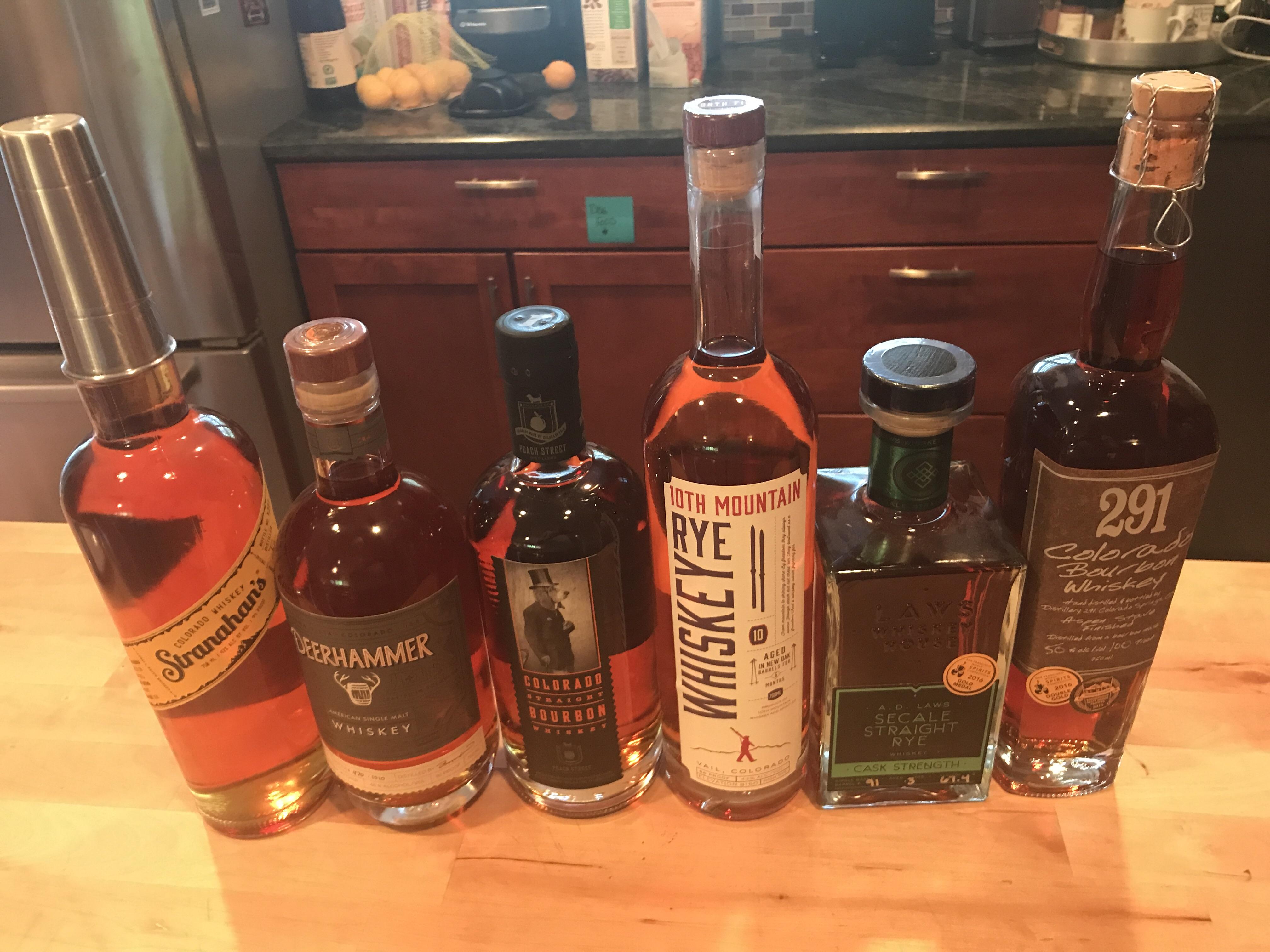 My Colorado lineup. r/whiskey