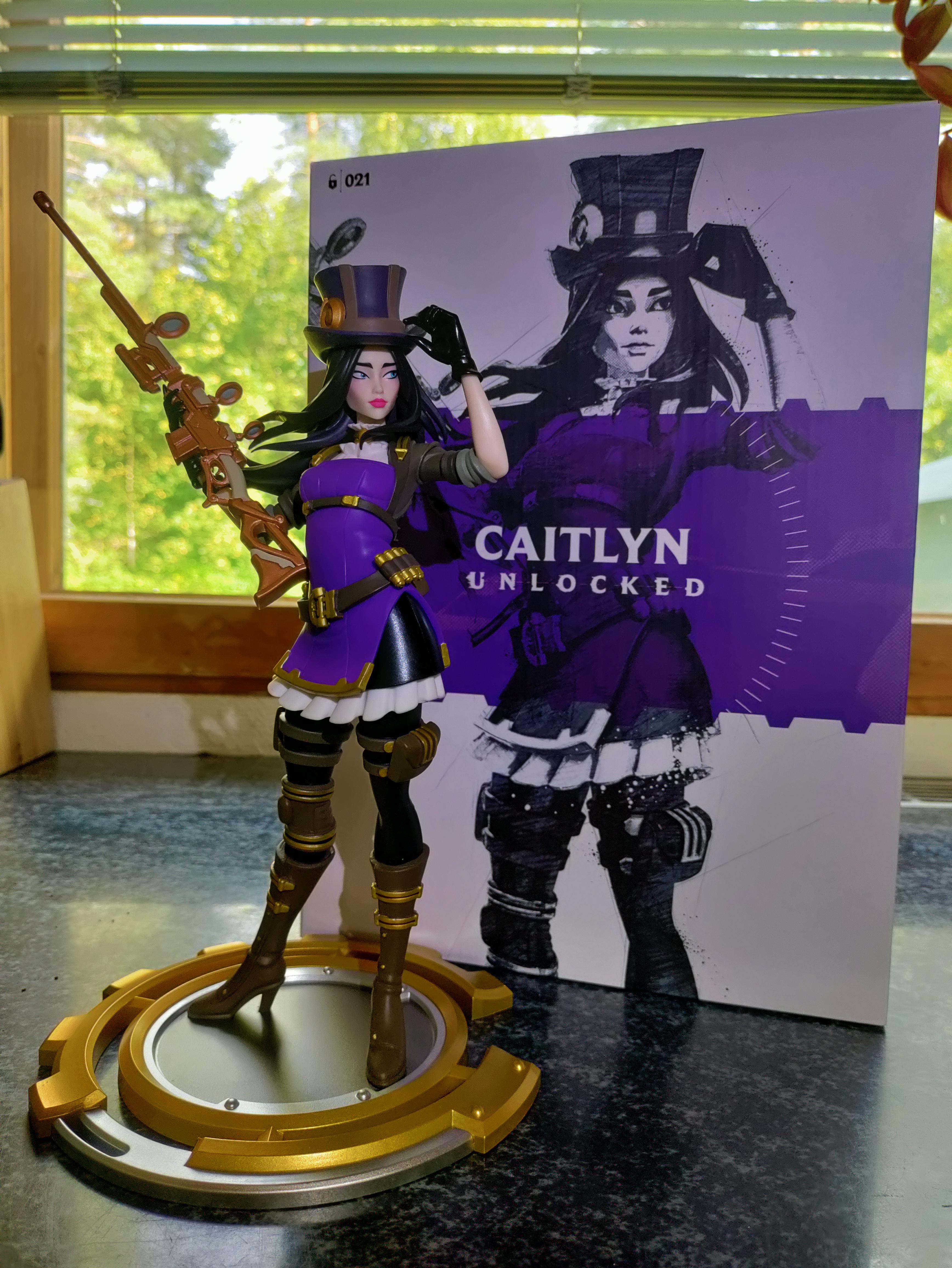 [no spoilers] i finally got my Caitlyn Unlocked Statue !! r/arcane