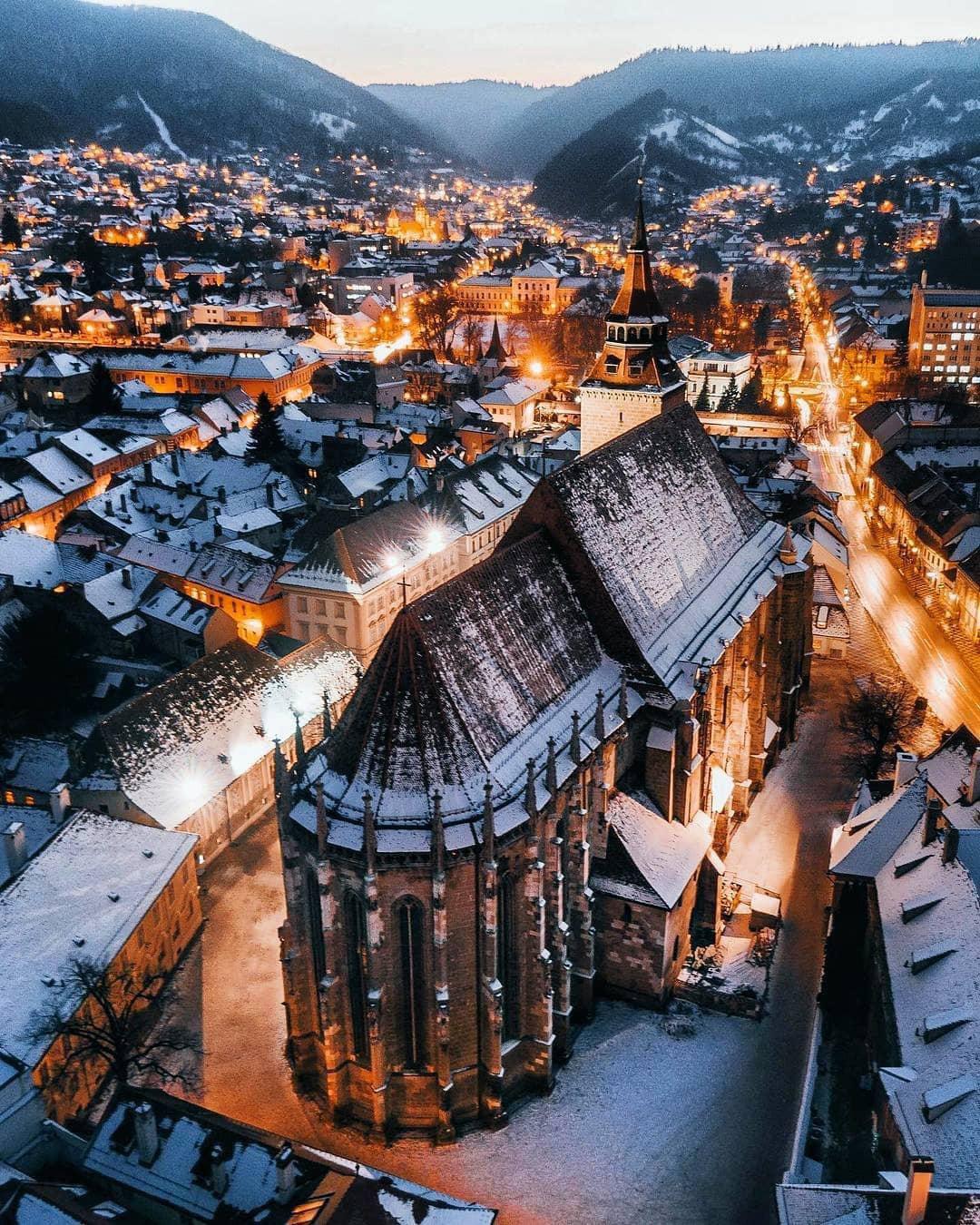 this is Brasov, my city in Romania r/pics