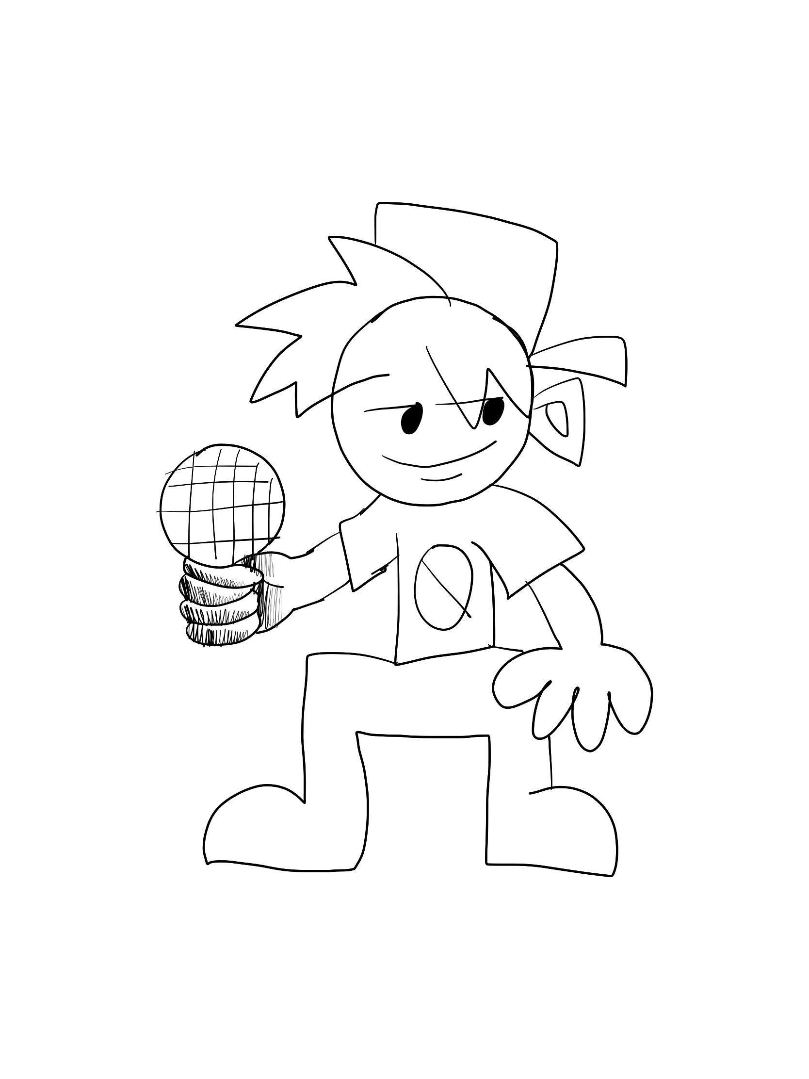 Drawing An FNF Character Every Day Until My Birthday (June 25th) Day
