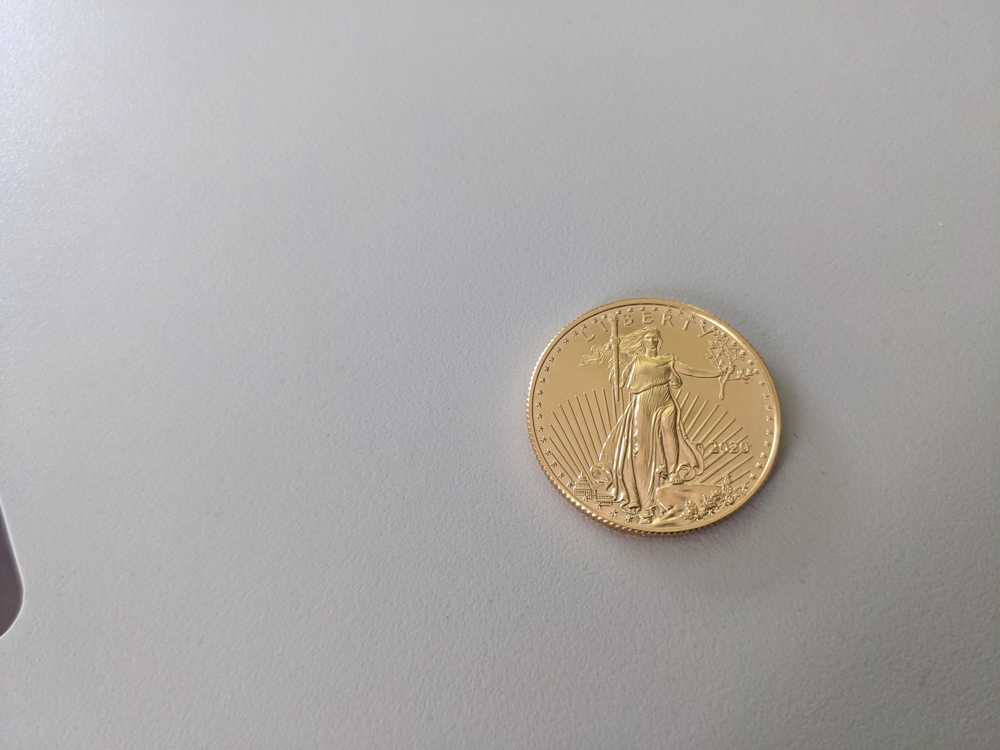 First Half ounce gold coin I love it, my only other gold is tenth ounce