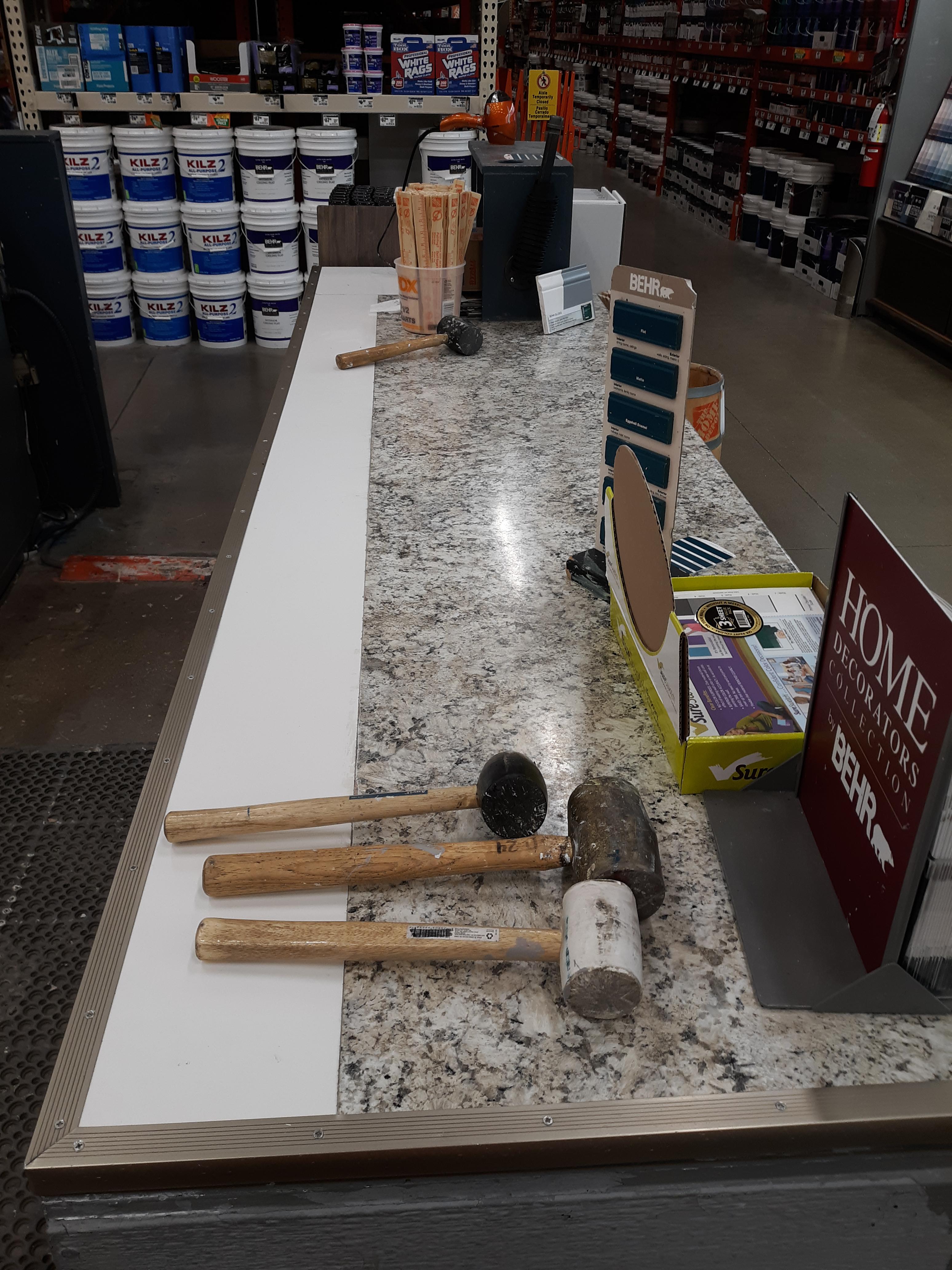 New Paint Desk countertop r/HomeDepot