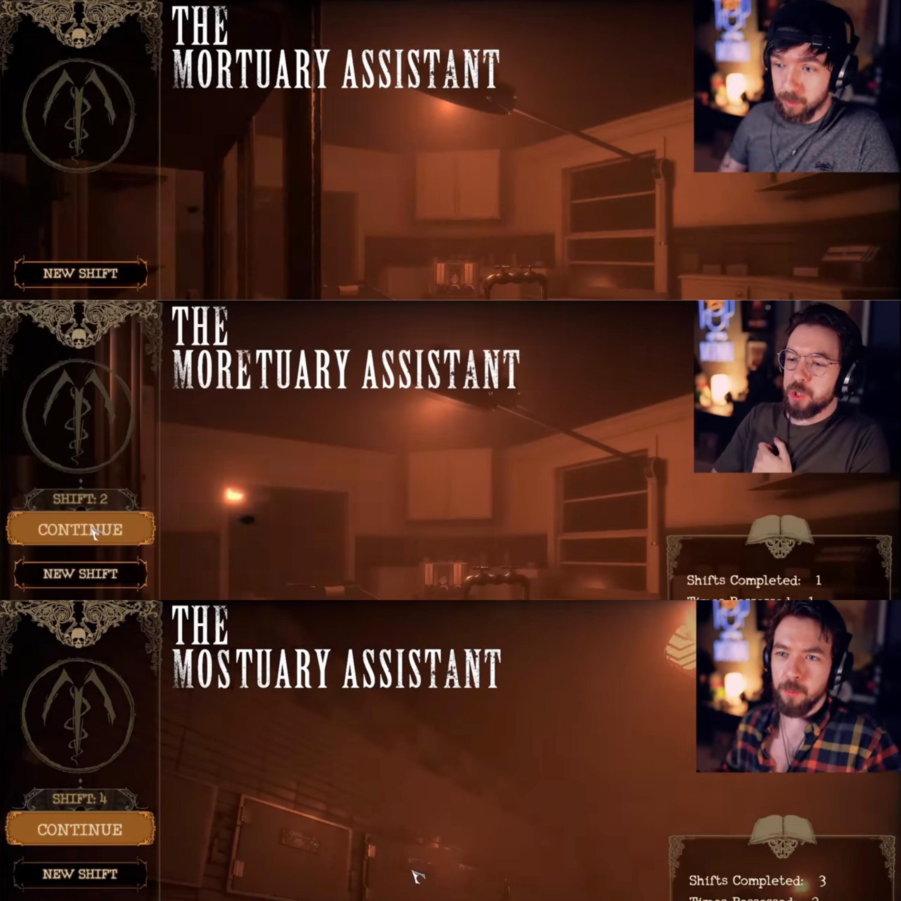 I like how the title changes for each video of Mortuary Assistant r