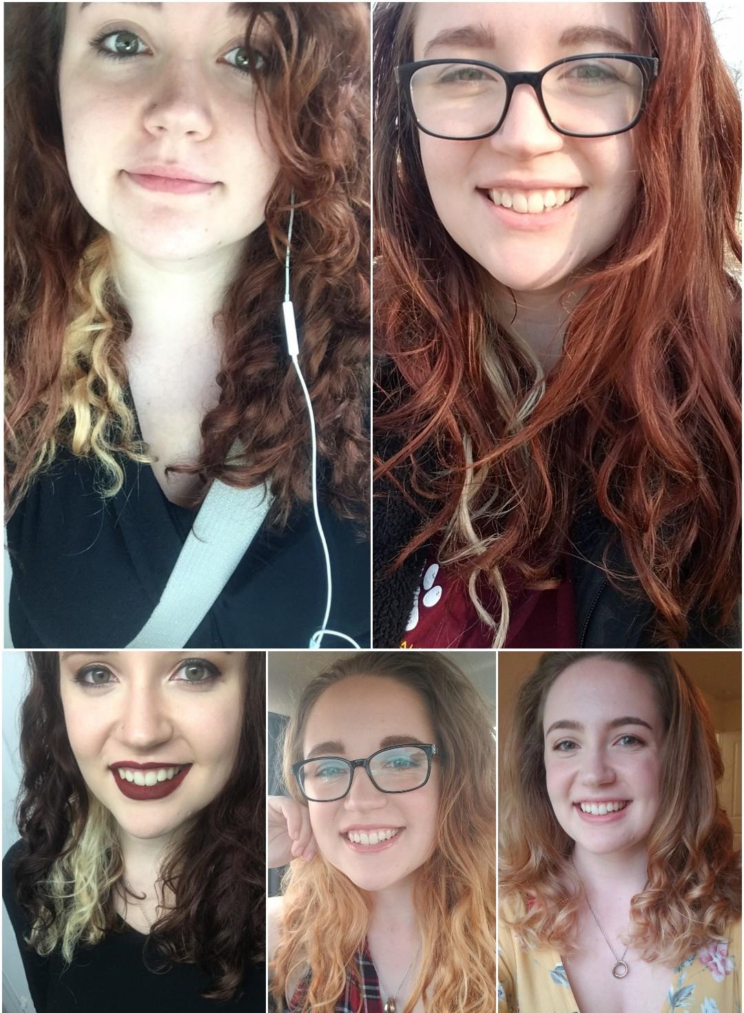 Here are a couple of hair colors I've had in the past. I need a change