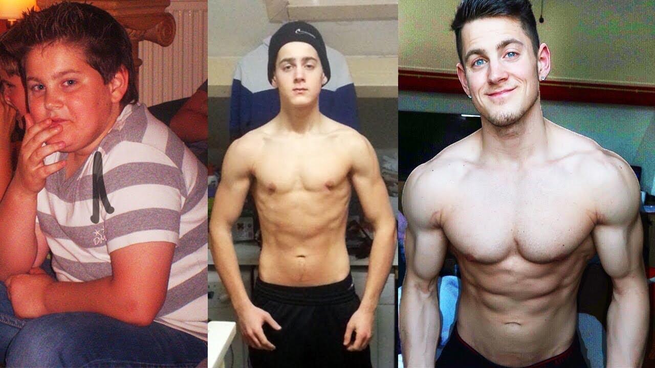 M/21/6'2" [209>154=55lbs & 187lbs] (6 Years) Body Transformation Fat
