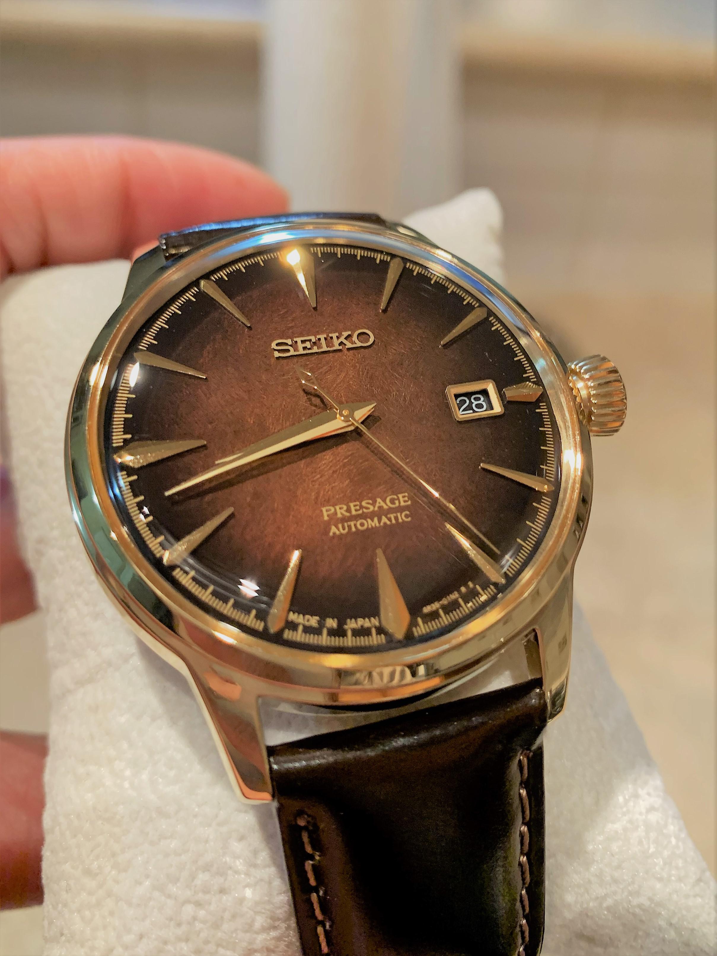 [Seiko] SRPD36J Presage Cocktail Time Old Fashioned 40mm r/Watches