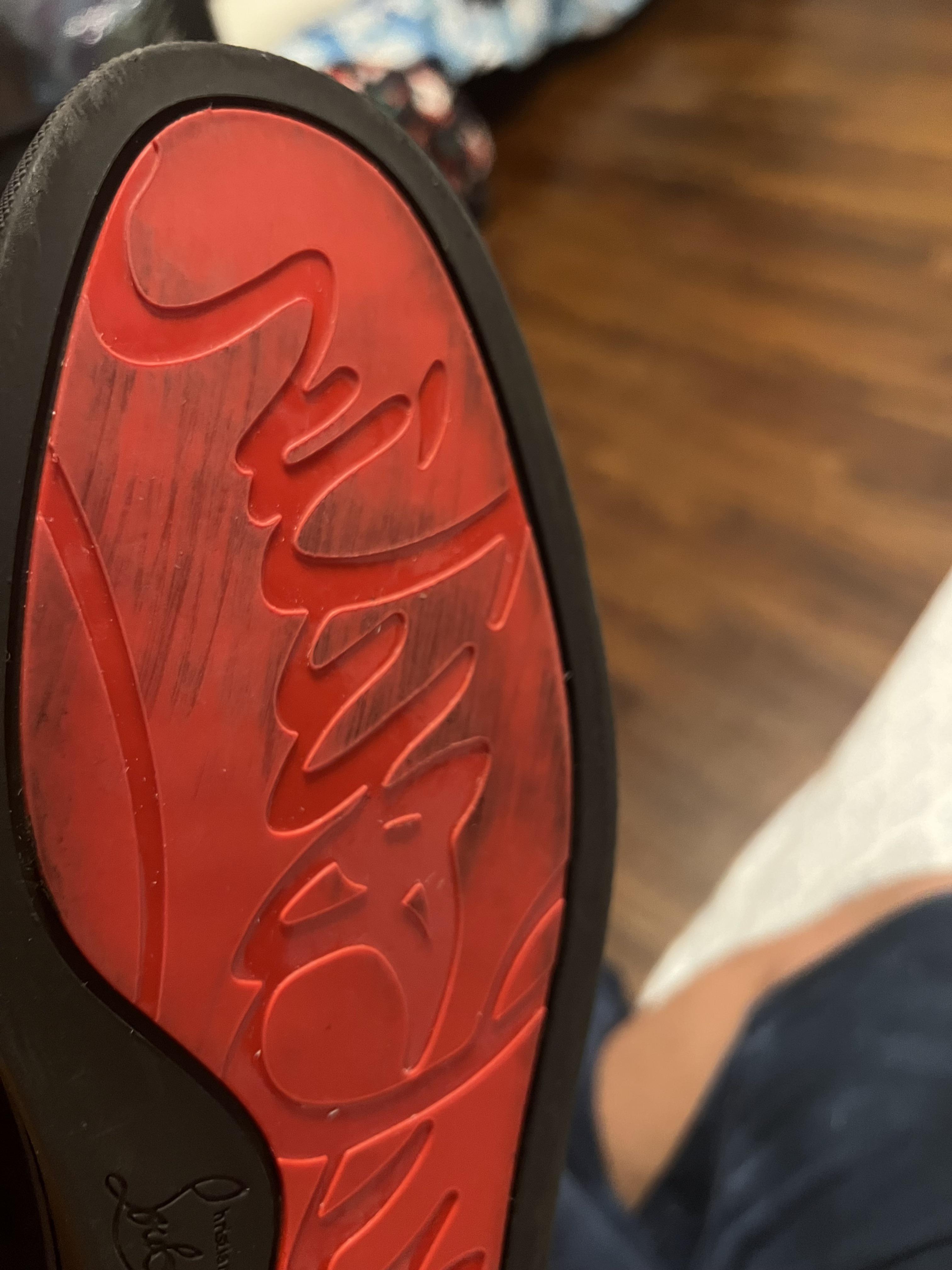 Just got my red bottoms , and i decided it was a good idea to run with