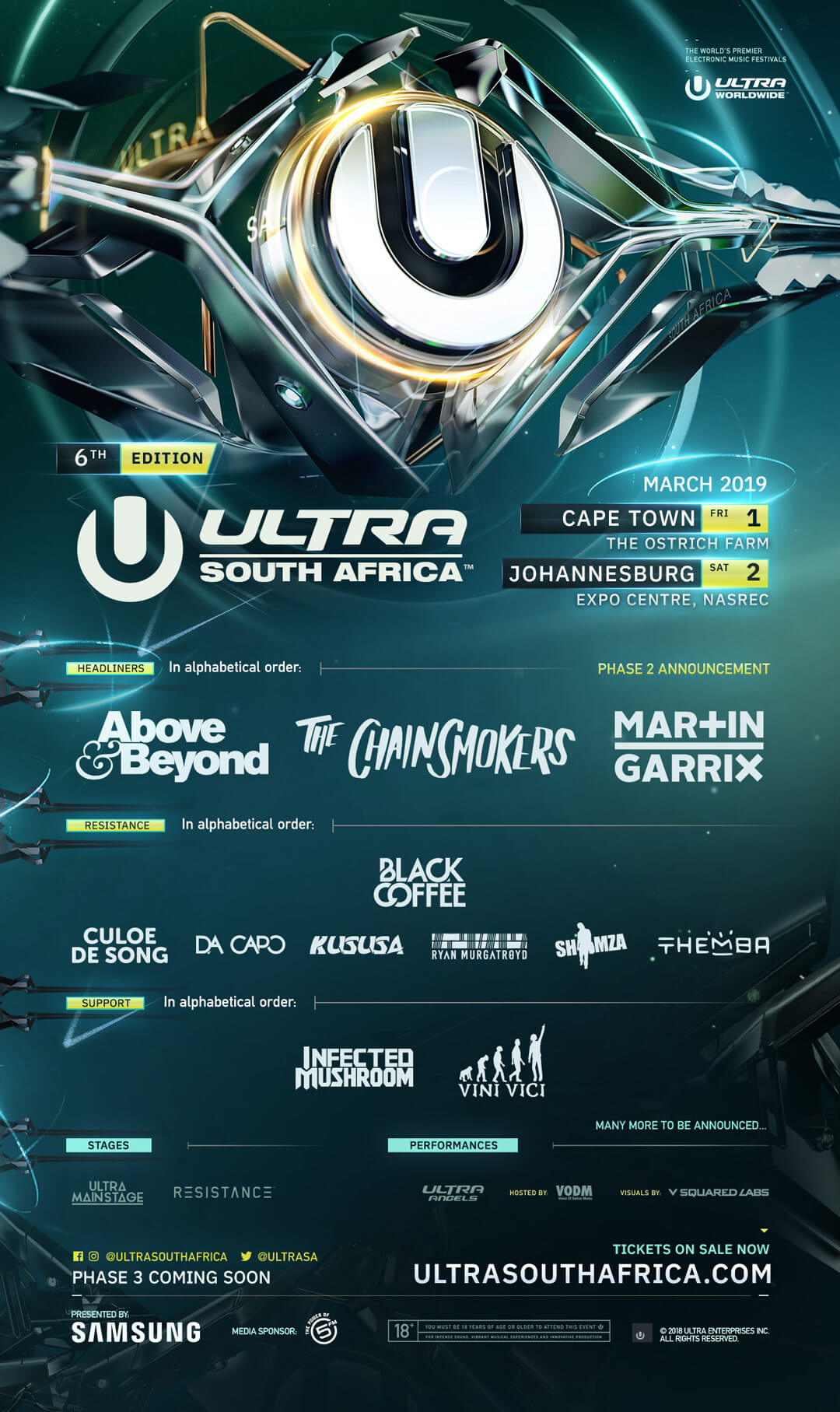 ultra festival australia 2023 lineup Ultra South Africa Lineup Phase Two UMF