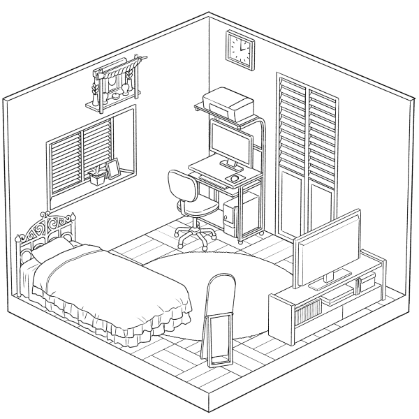 my dream bedroom r/picrew