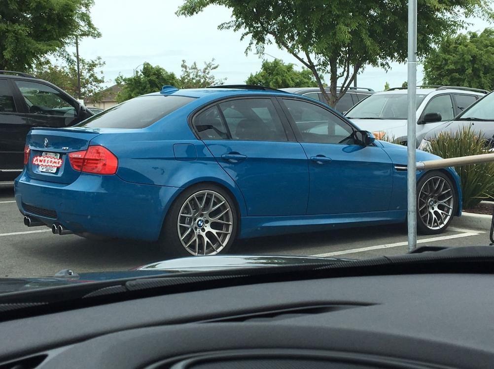 Laguna Seca Blue E90 M3. Good find r/BMW
