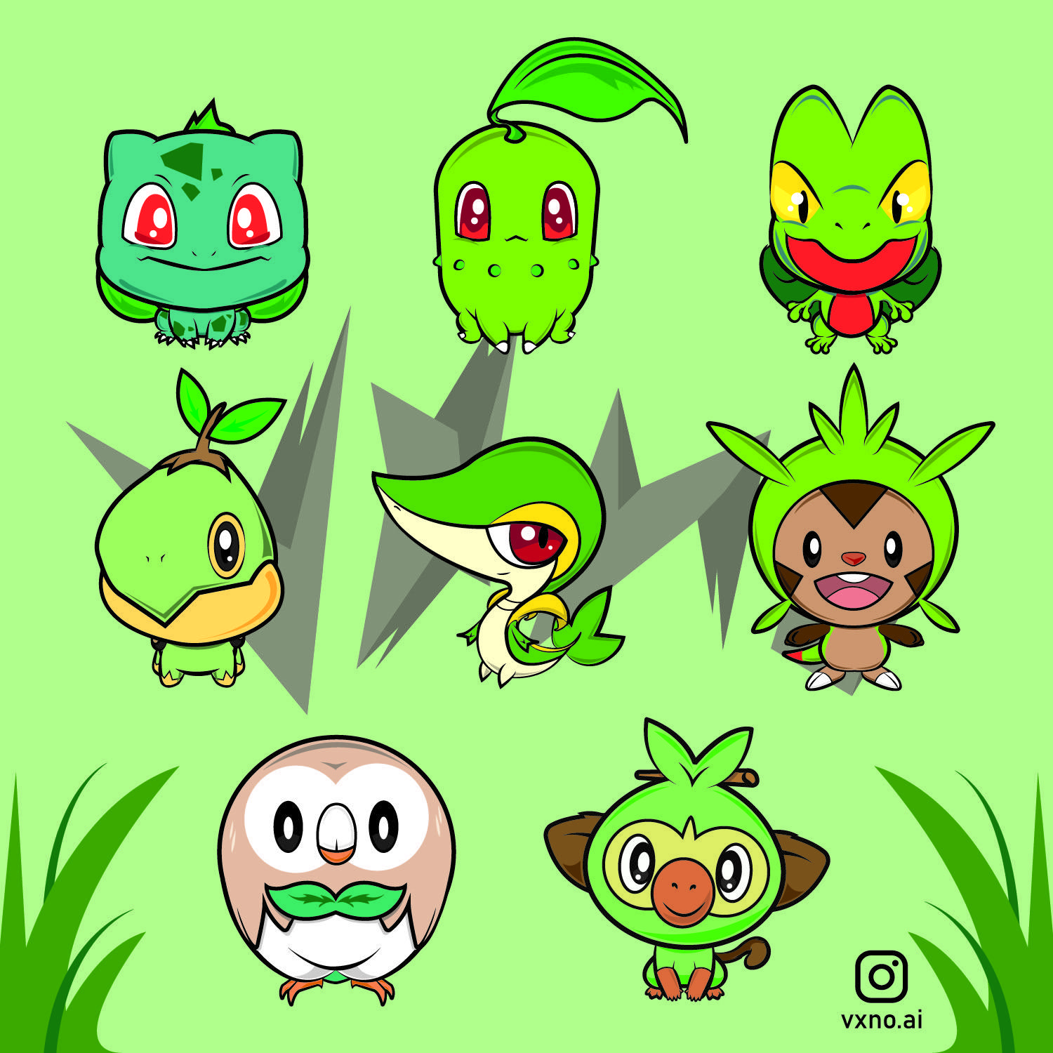 Who is your favourite Pokémon grass starter? r/pokemon