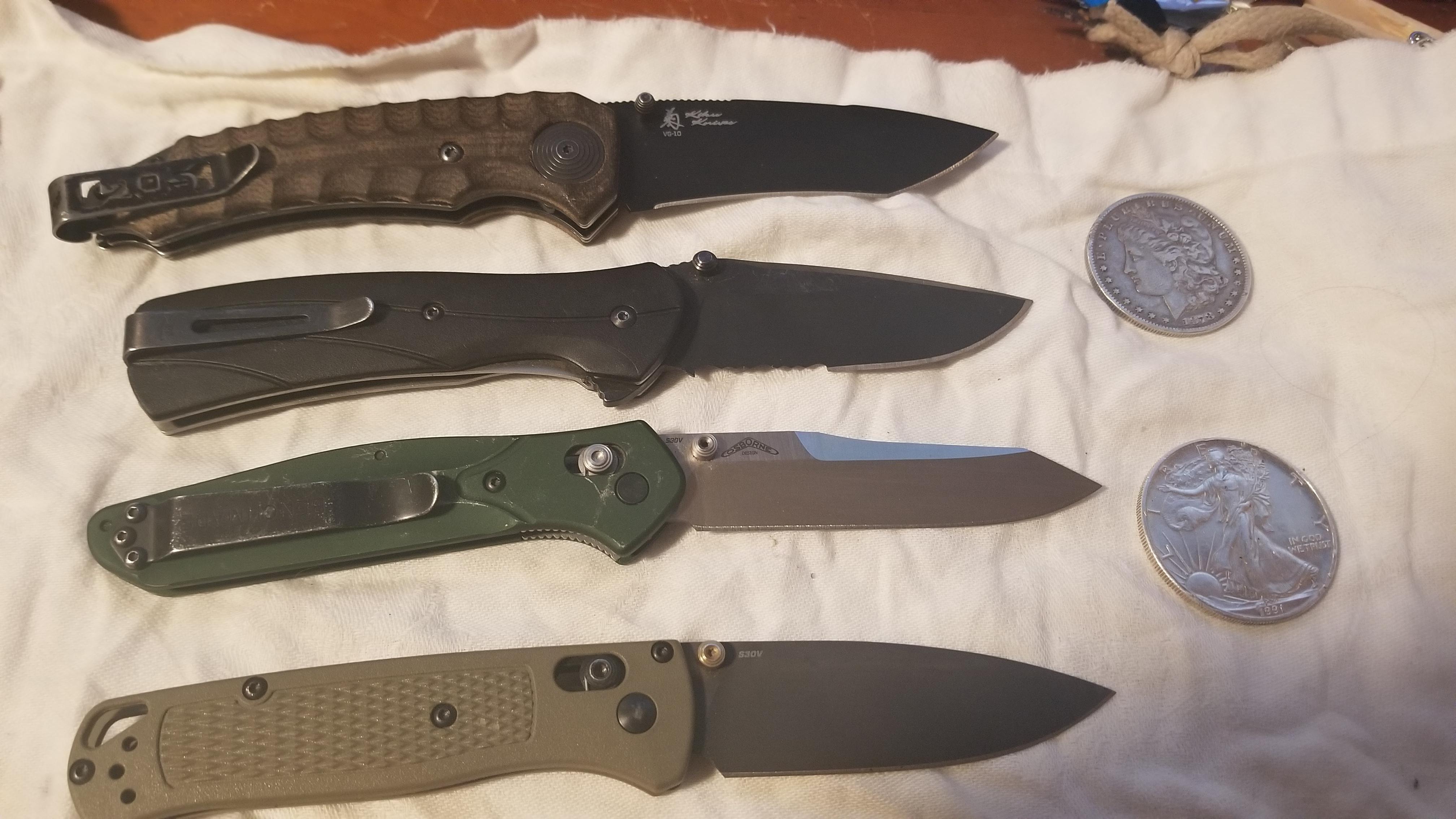 I only have four high quality knives, so here is my top four. r/knives