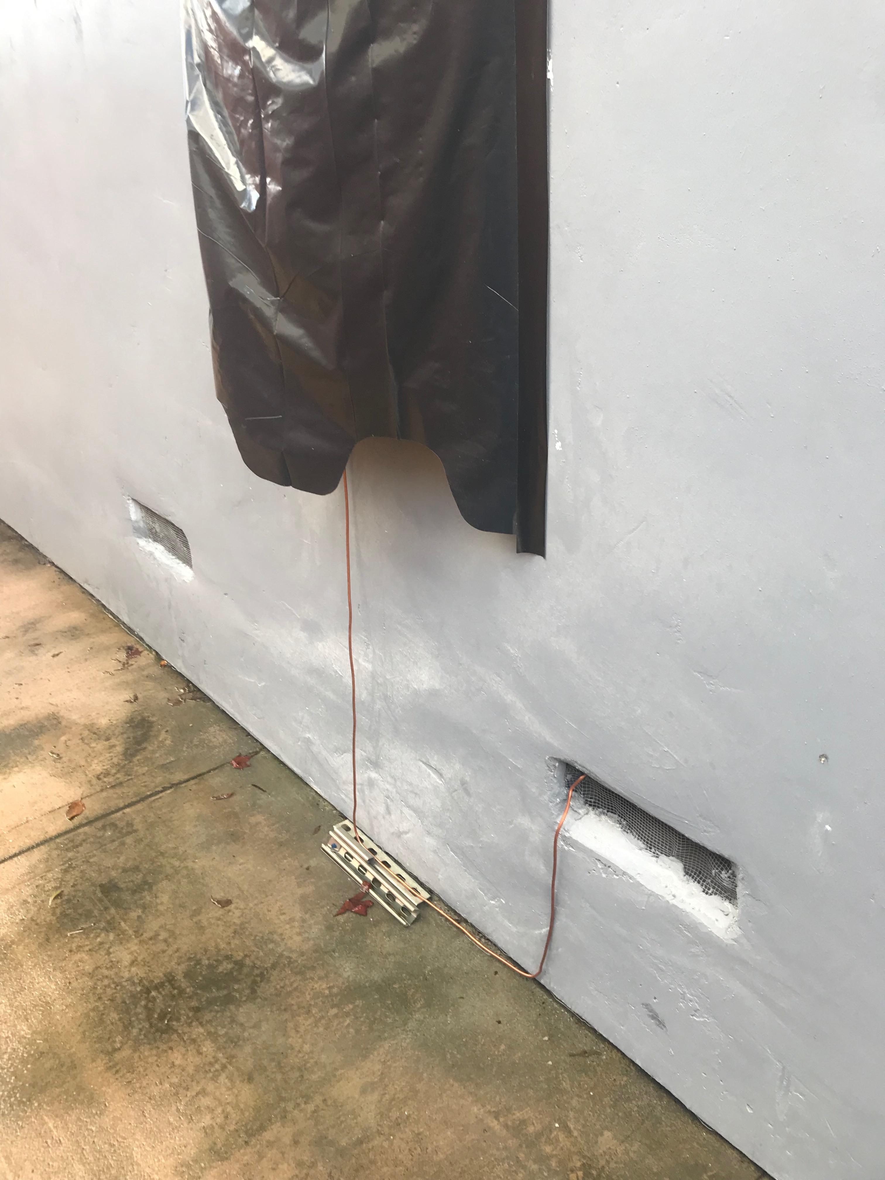 Is this normal for the ground wire to be exposed like this for a new