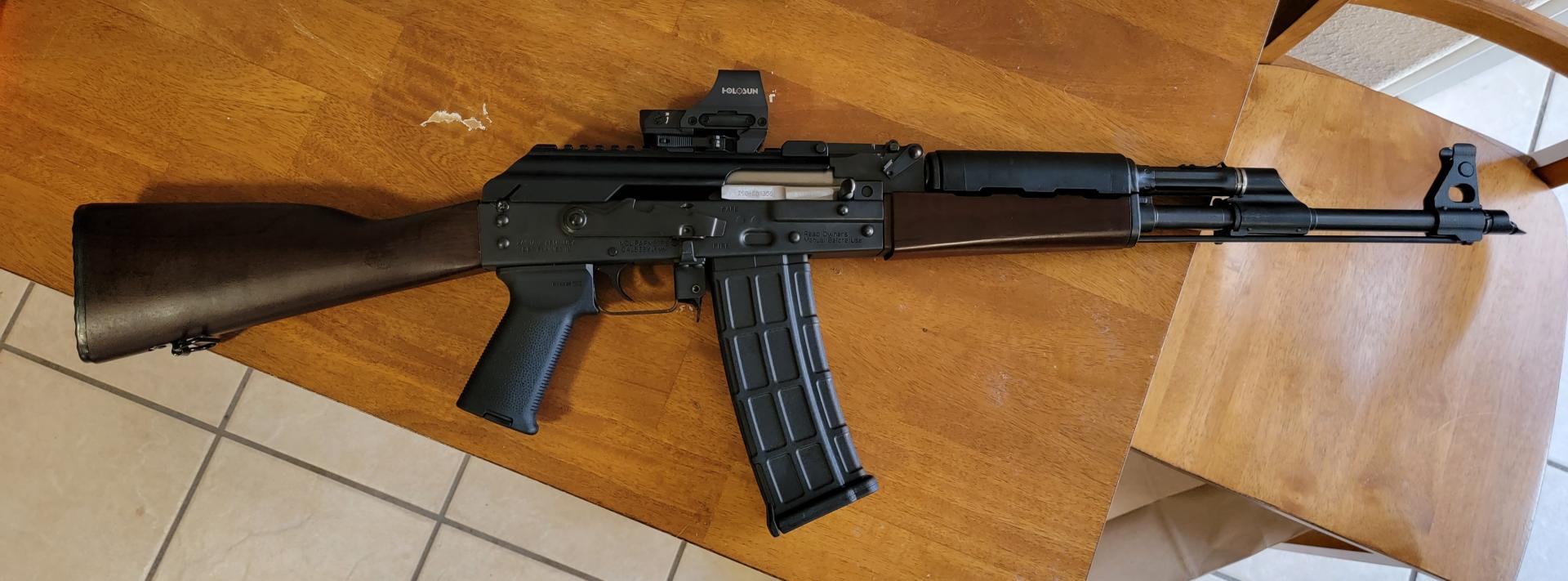 Not done modding BY FAR, but here is my new Zastava M90 r/ak47
