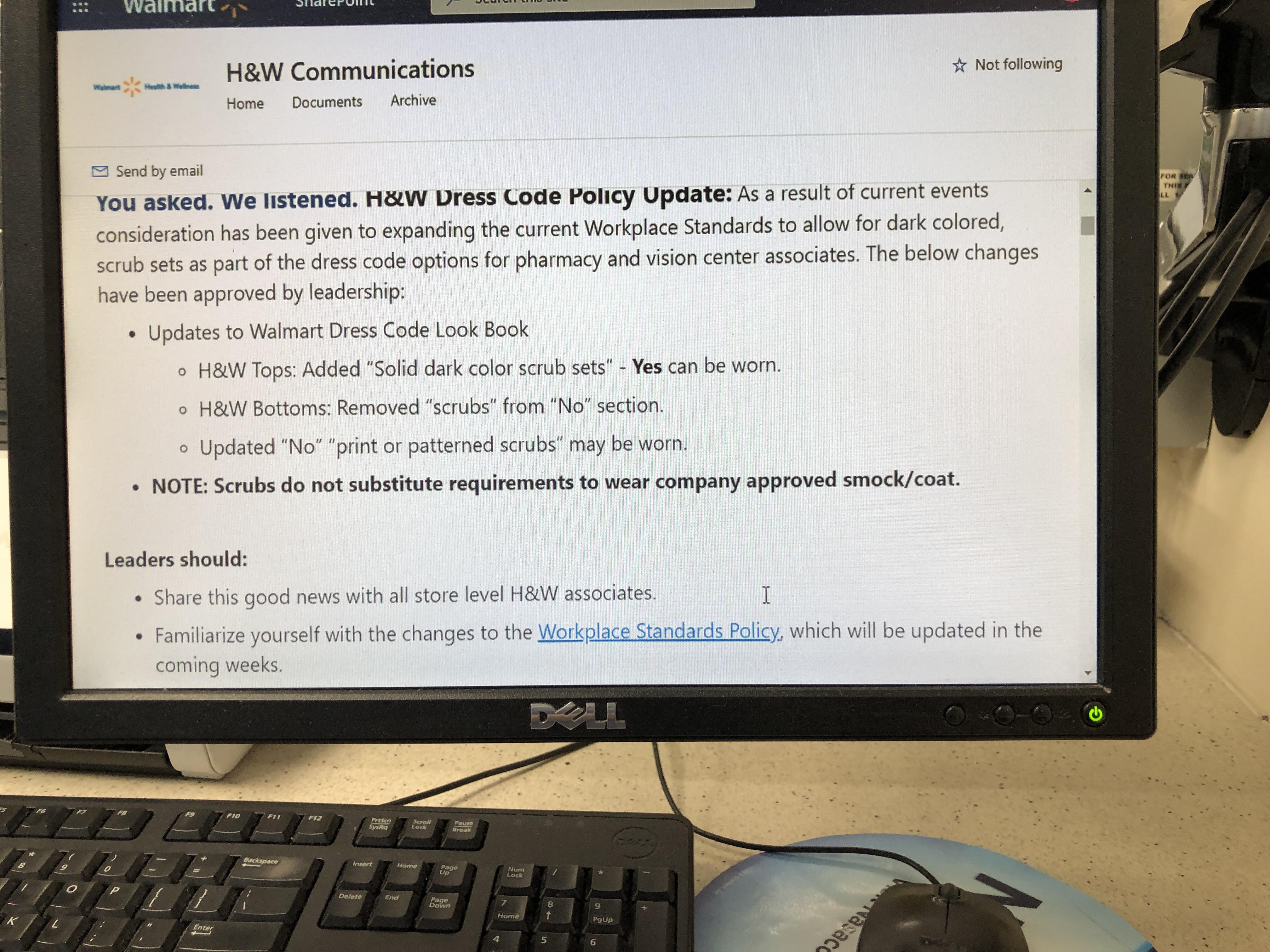 Anyone going to start wearing scrubs to work? r/walmart_RX