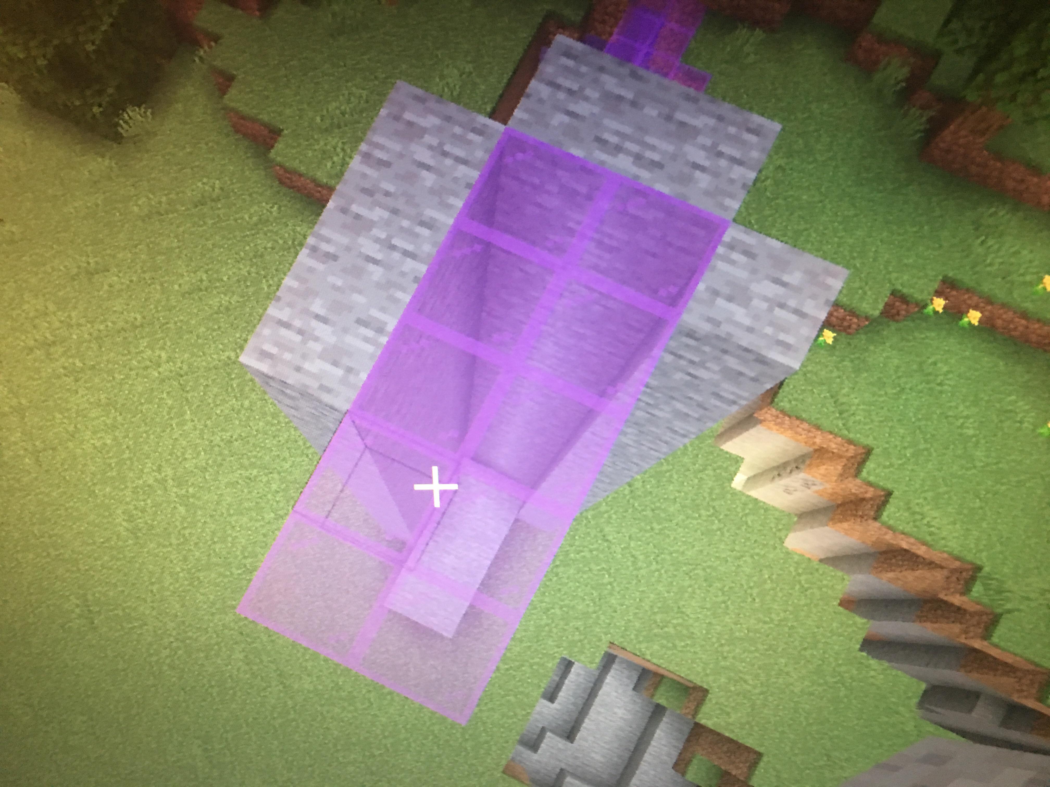 Minecraft foggy glass effect