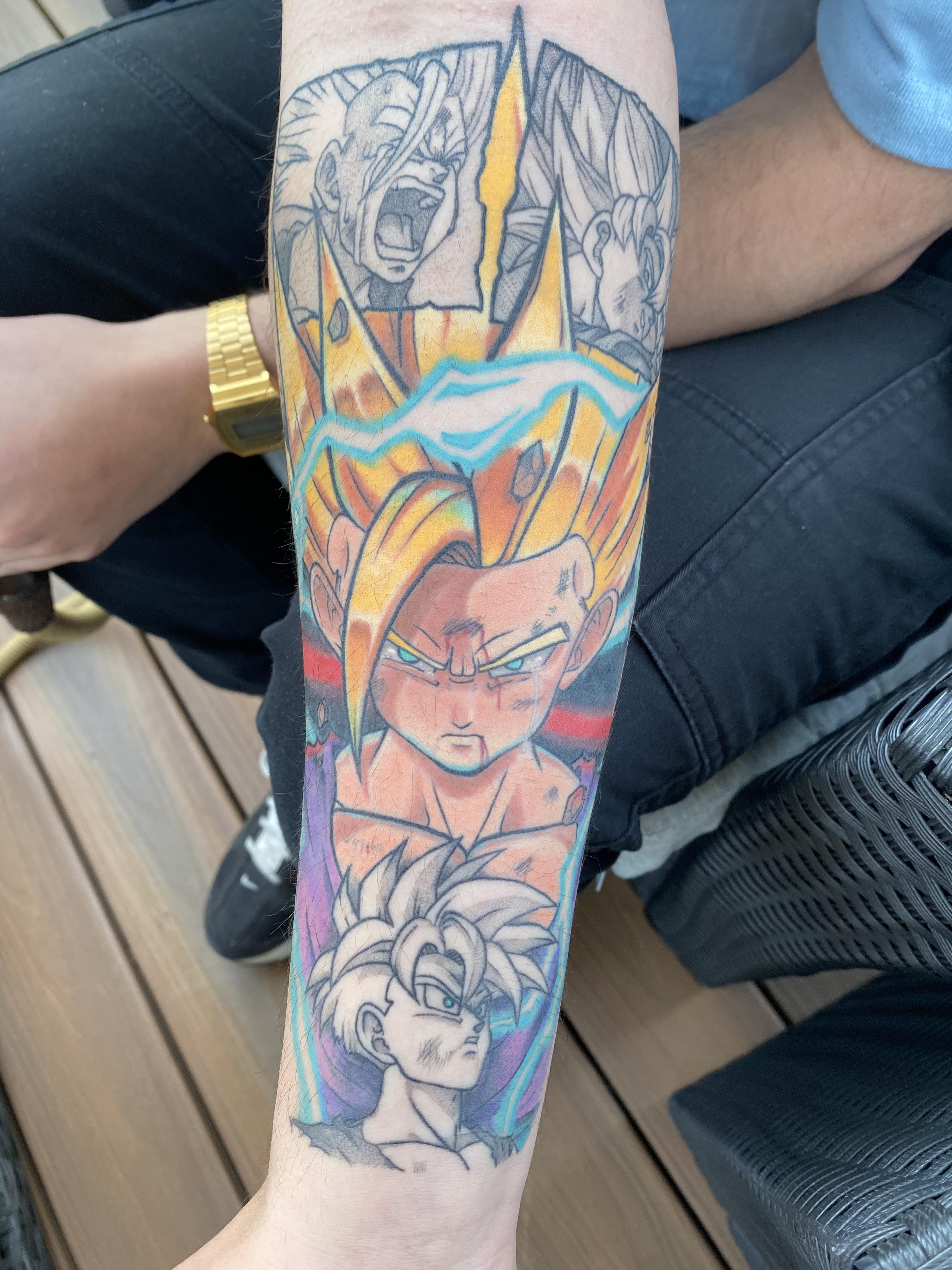What do you think about my Gohan SS2 tattoo? Elephant Rome