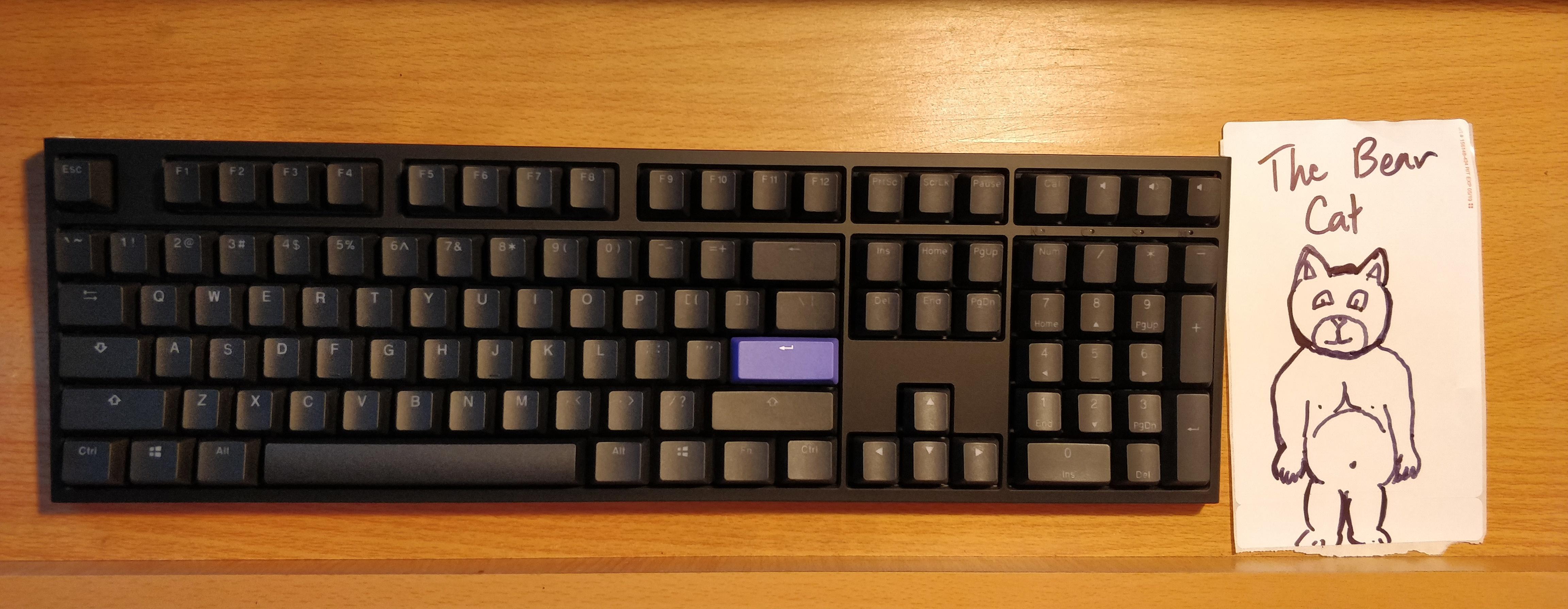 [photos] I asked the guys over at Mechanical Keyboards Inc. to draw the