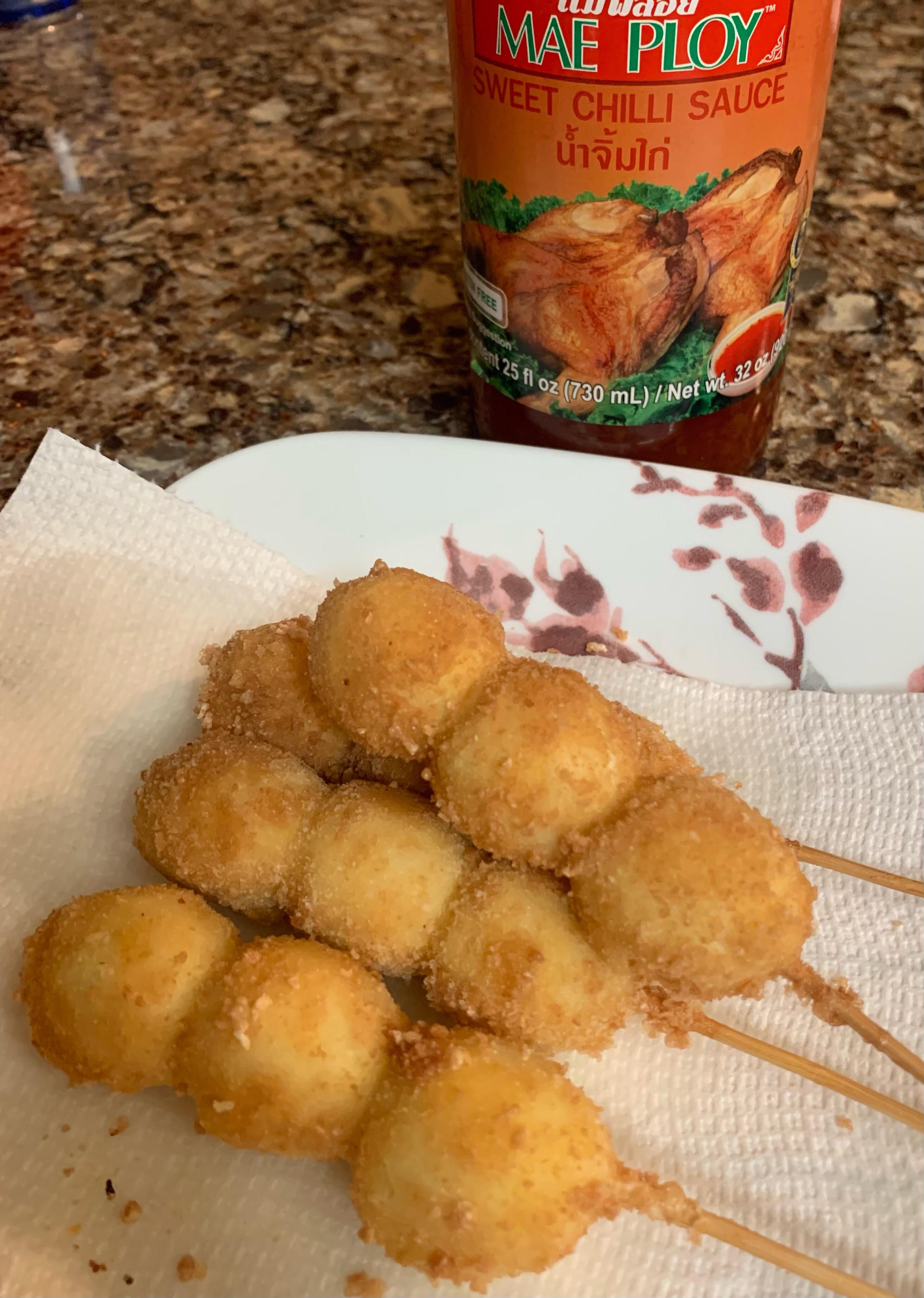 Deep fried quail eggs with sweet chili sauce r/quails