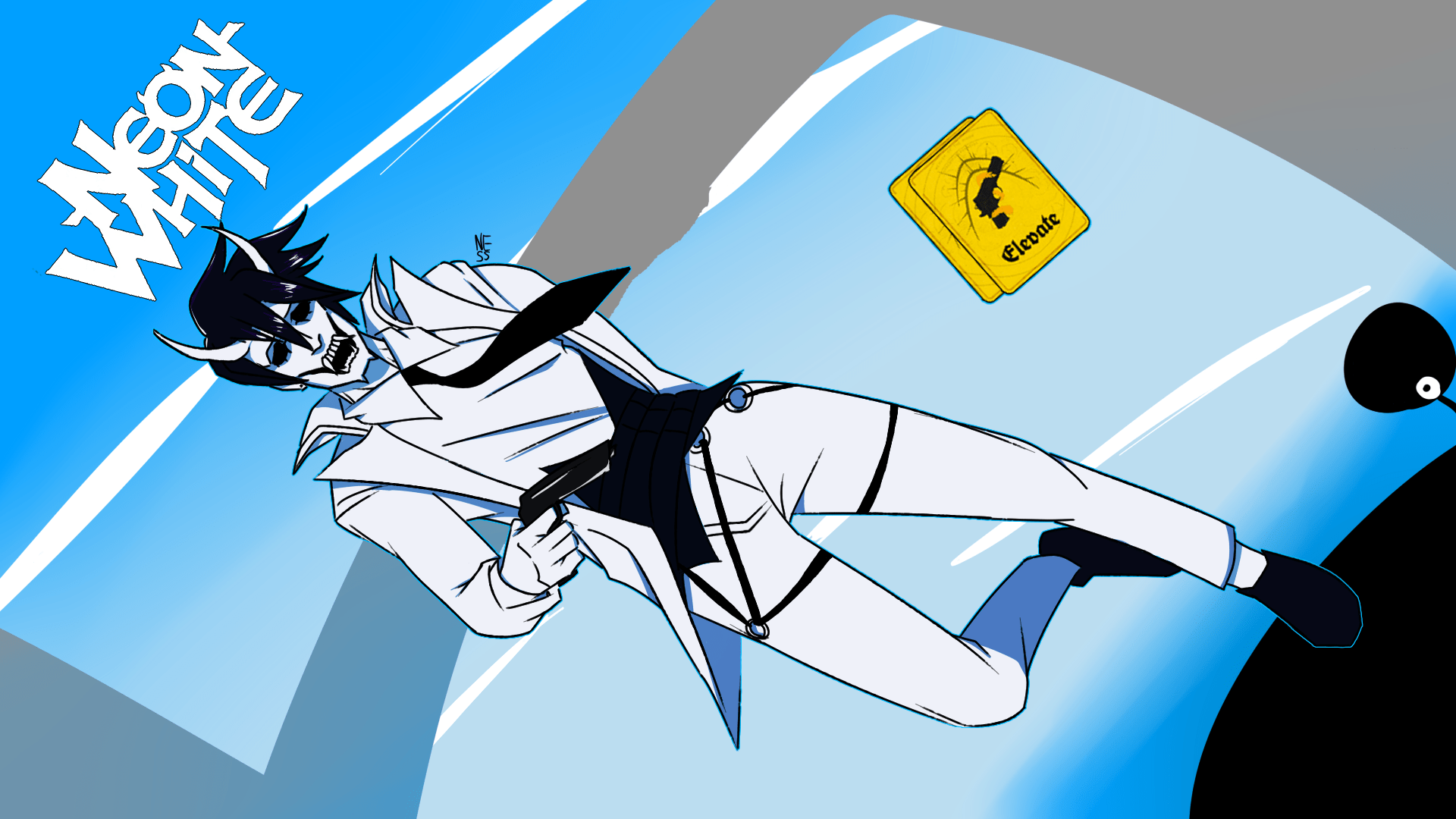 My Fanart of Neon White ) r/NeonWhite