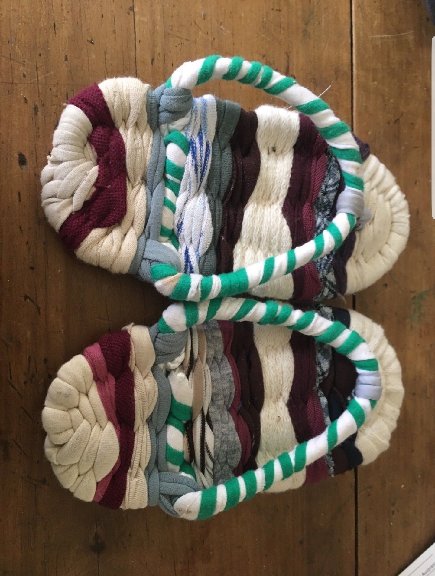 Handmade shoes from "upcycled fabric" r/DiWHY