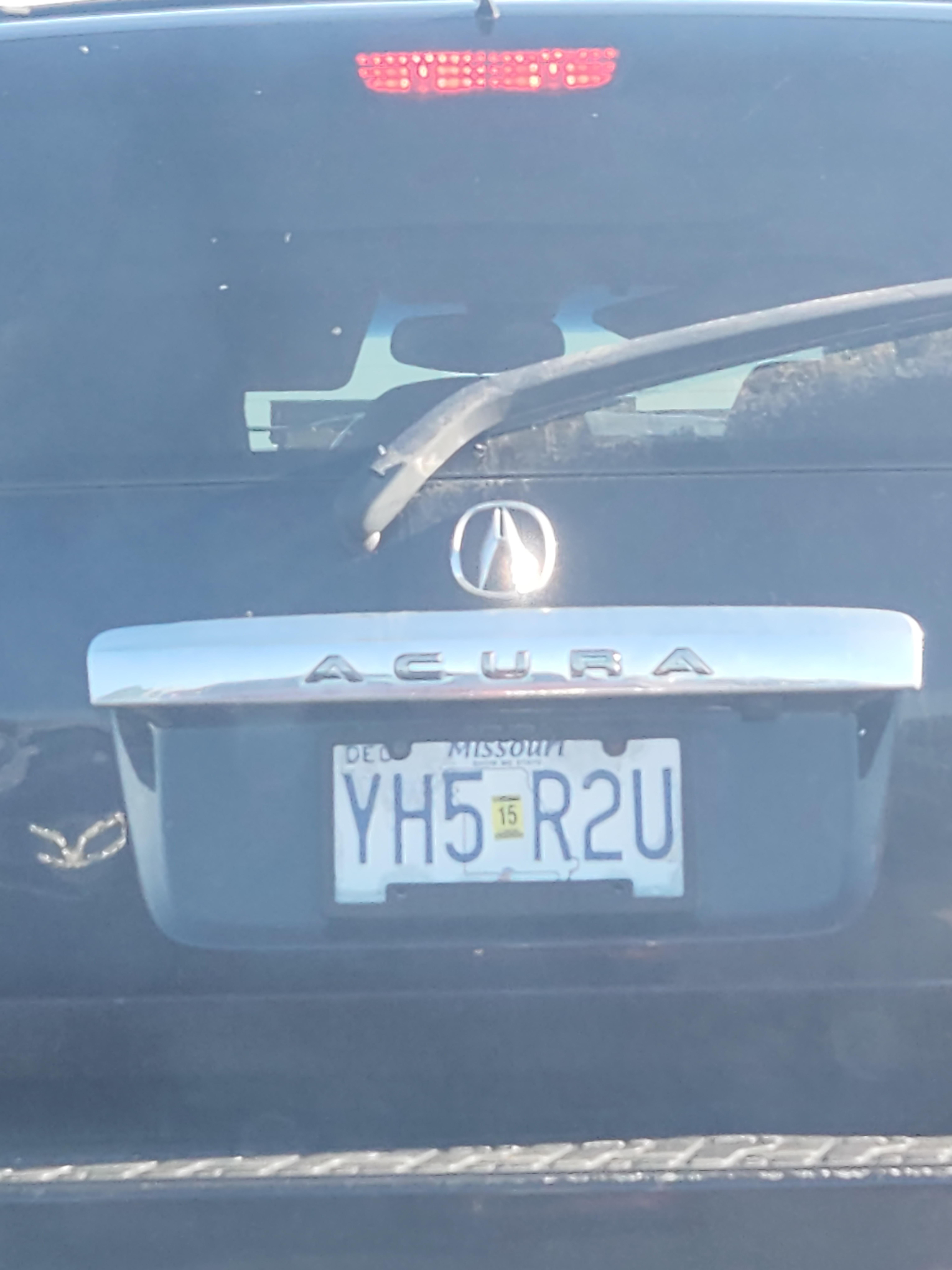 Found the expired tag god 2015?! C'mon man. On 270S during rush hour