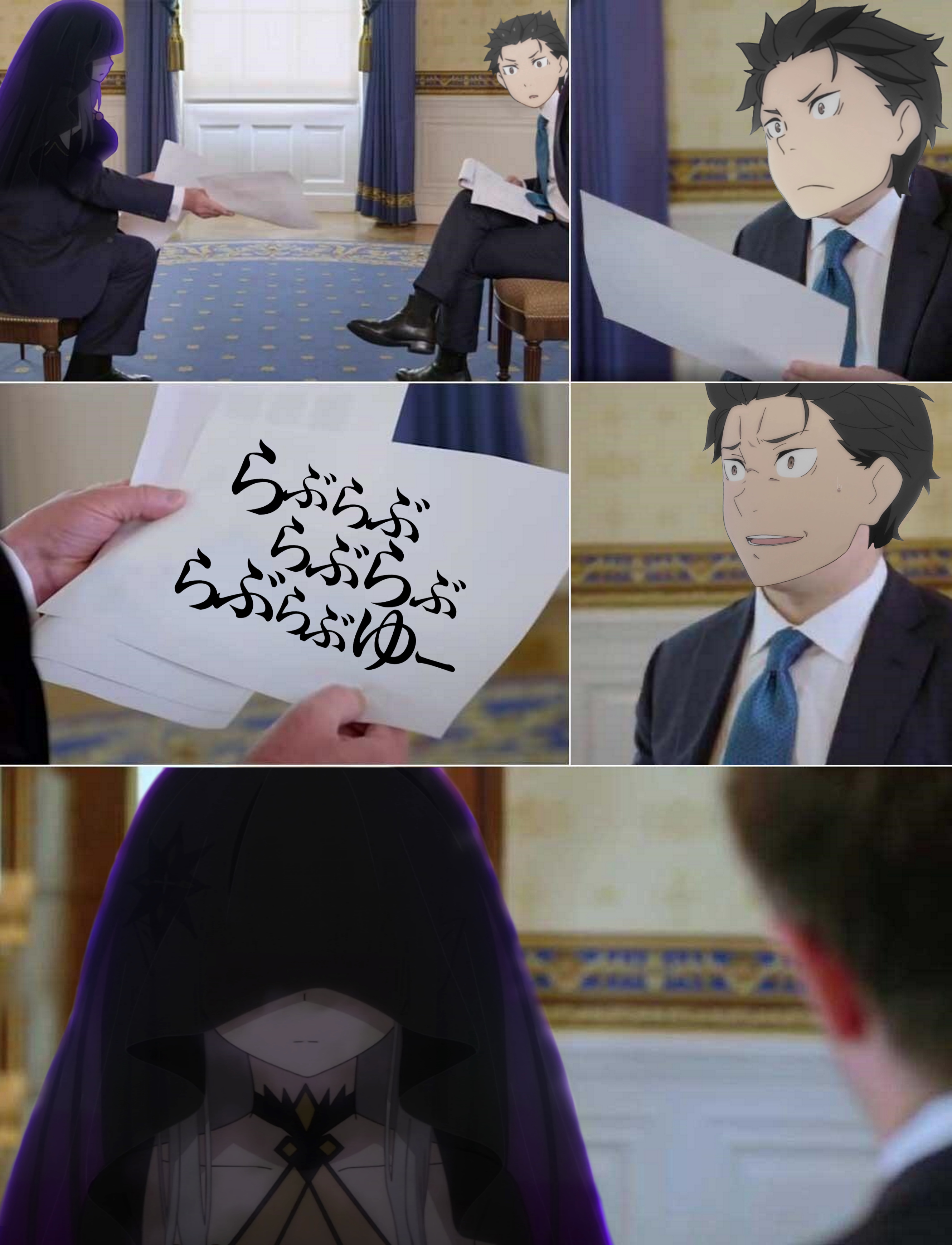 [meme] Envy/Satella first encounter in a nutshell Re_Zero