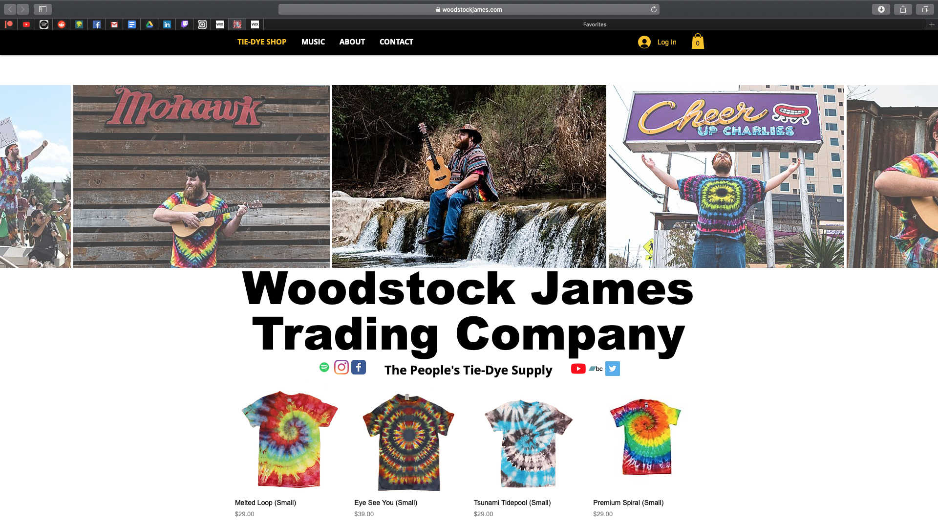 Woodstock James Trading Company is open for business! I worked really