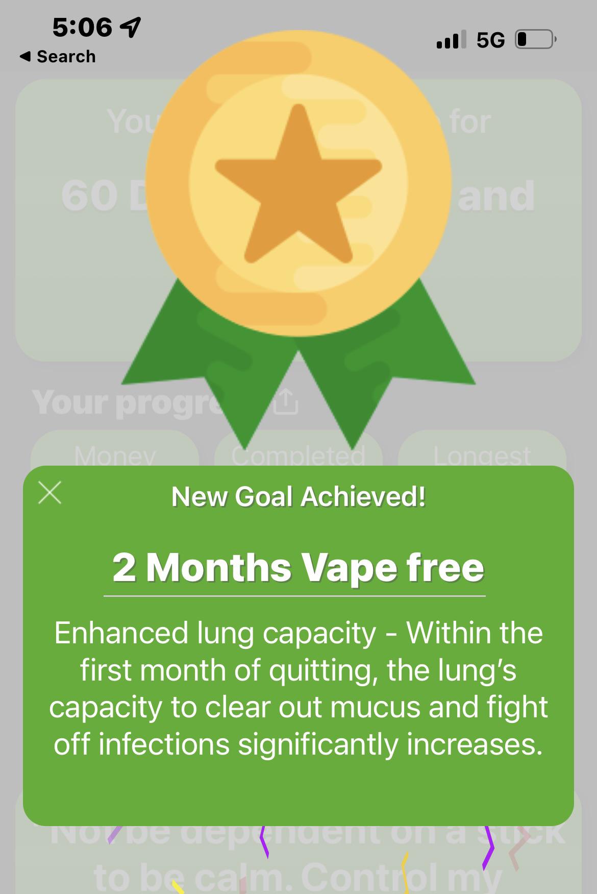 60 days cold turkey. Never looking back. r/QuitVaping