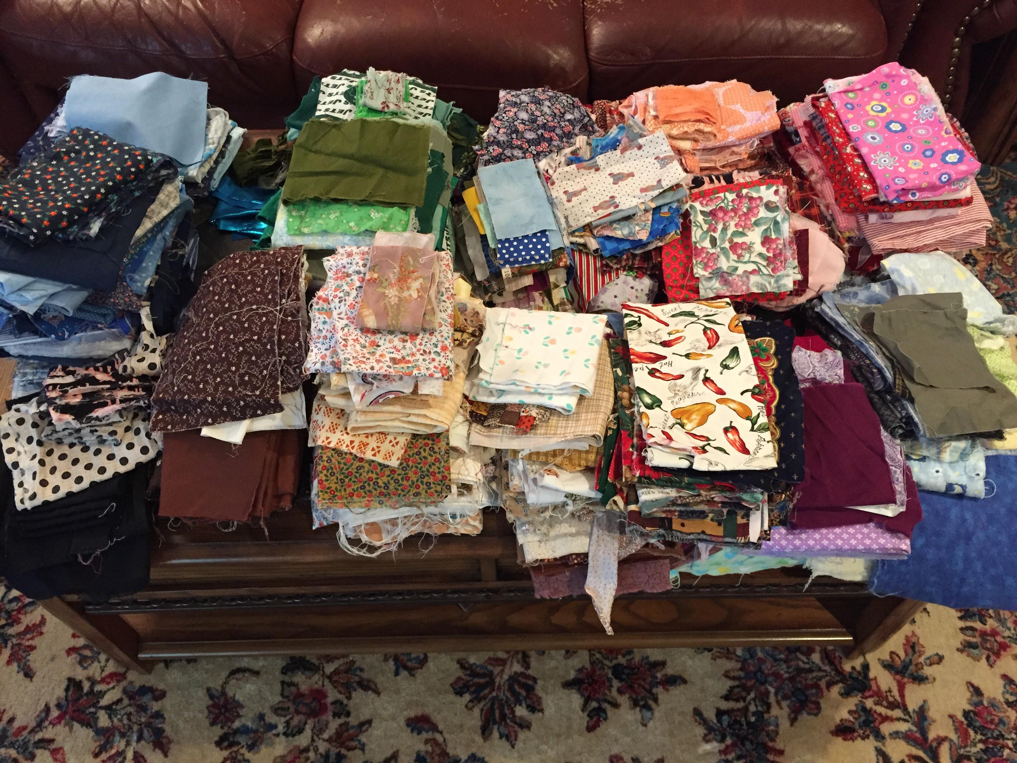 20 worth of fat quarters and scraps r/quilting