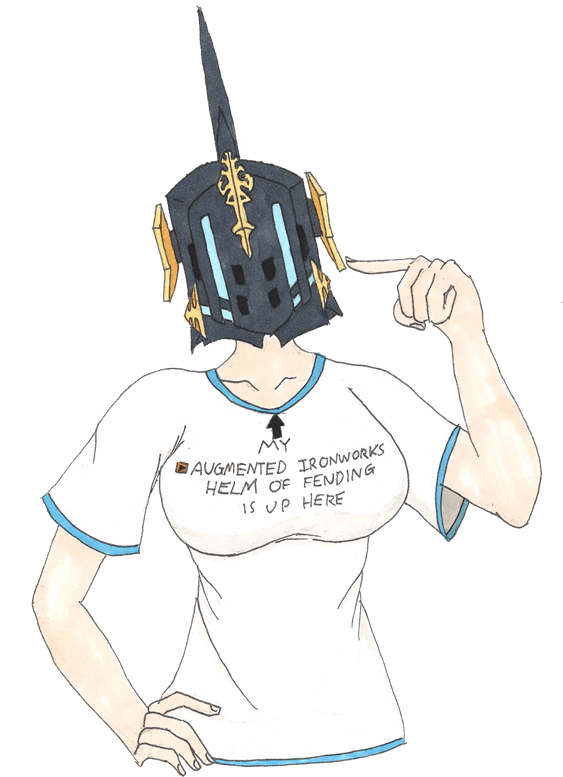 Drew my perfectly normal maid in something a bit more casual ffxiv