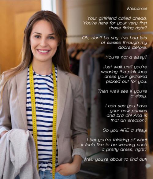 The Dress Fitting r/Crossdressercaptions