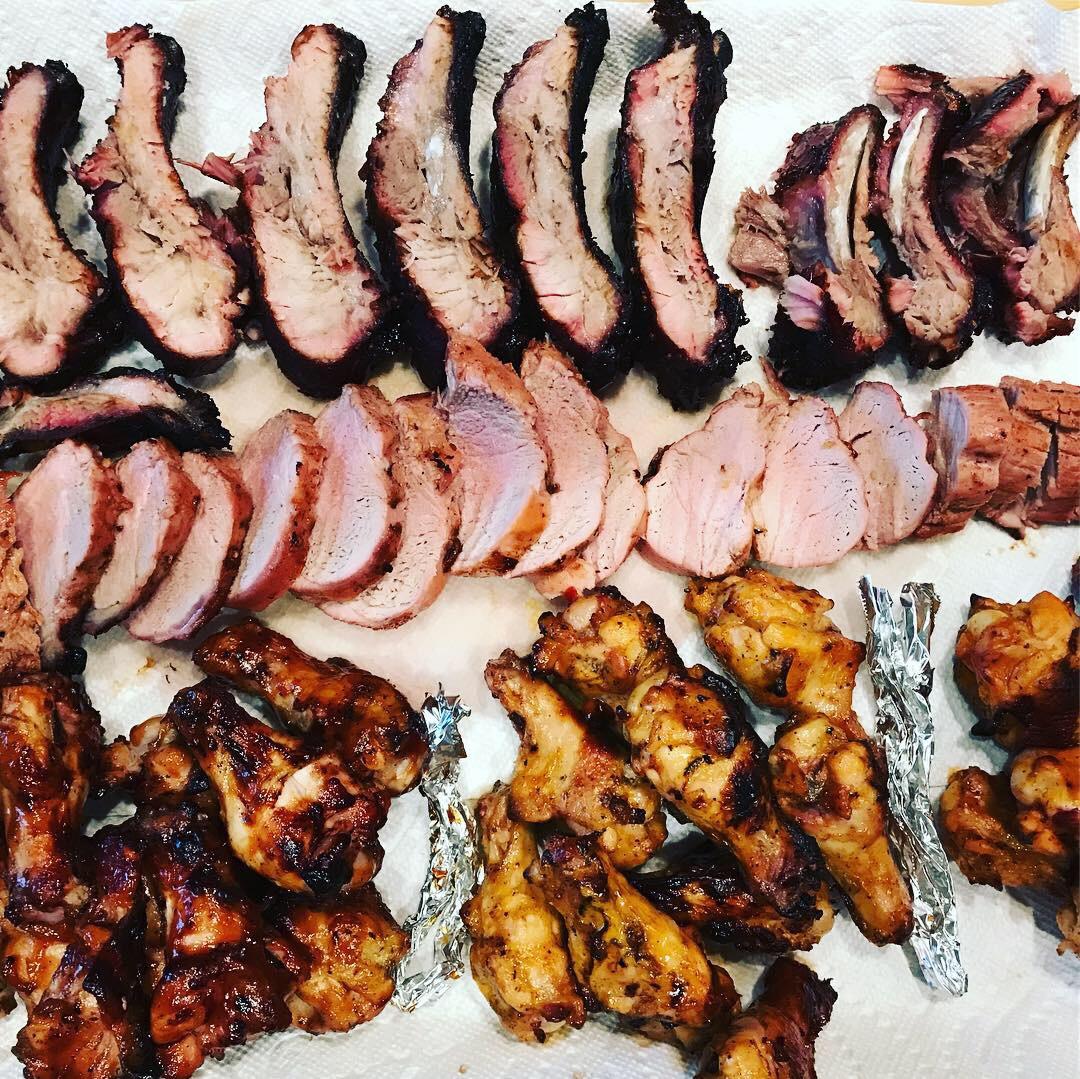 [Homemade] Ribs, Tenderloin, and Chicken Wings r/food