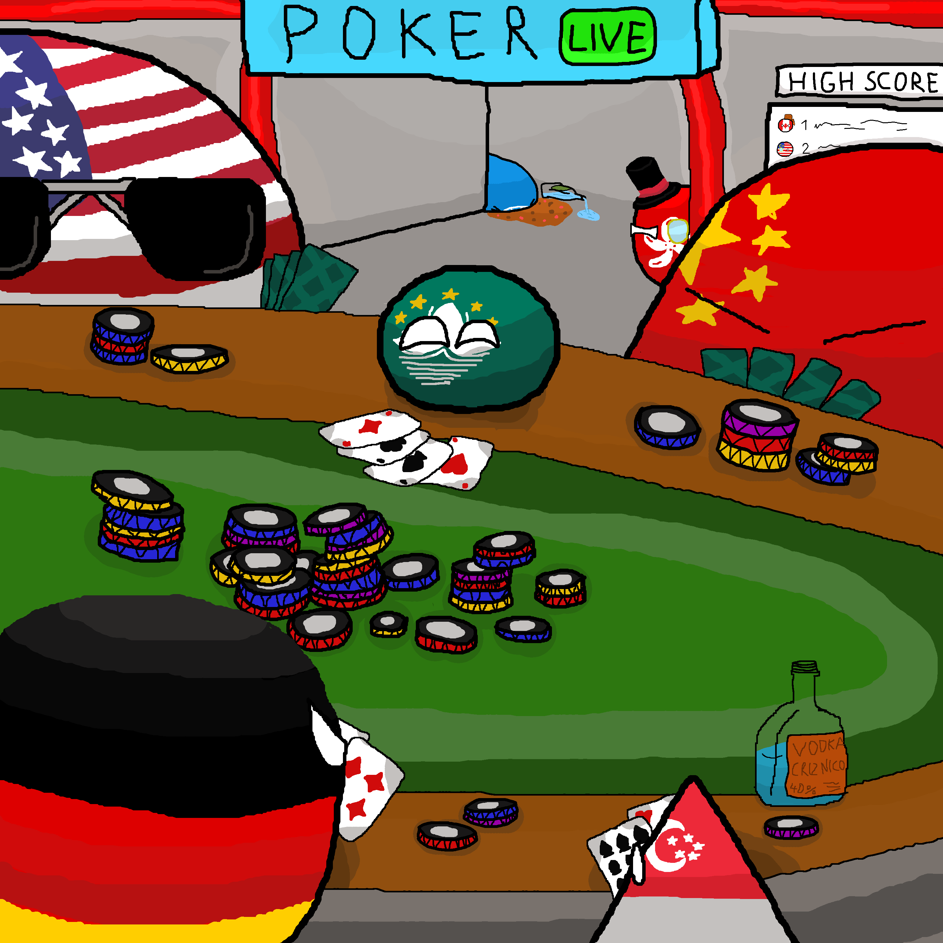 Gamblers r/Polandballart