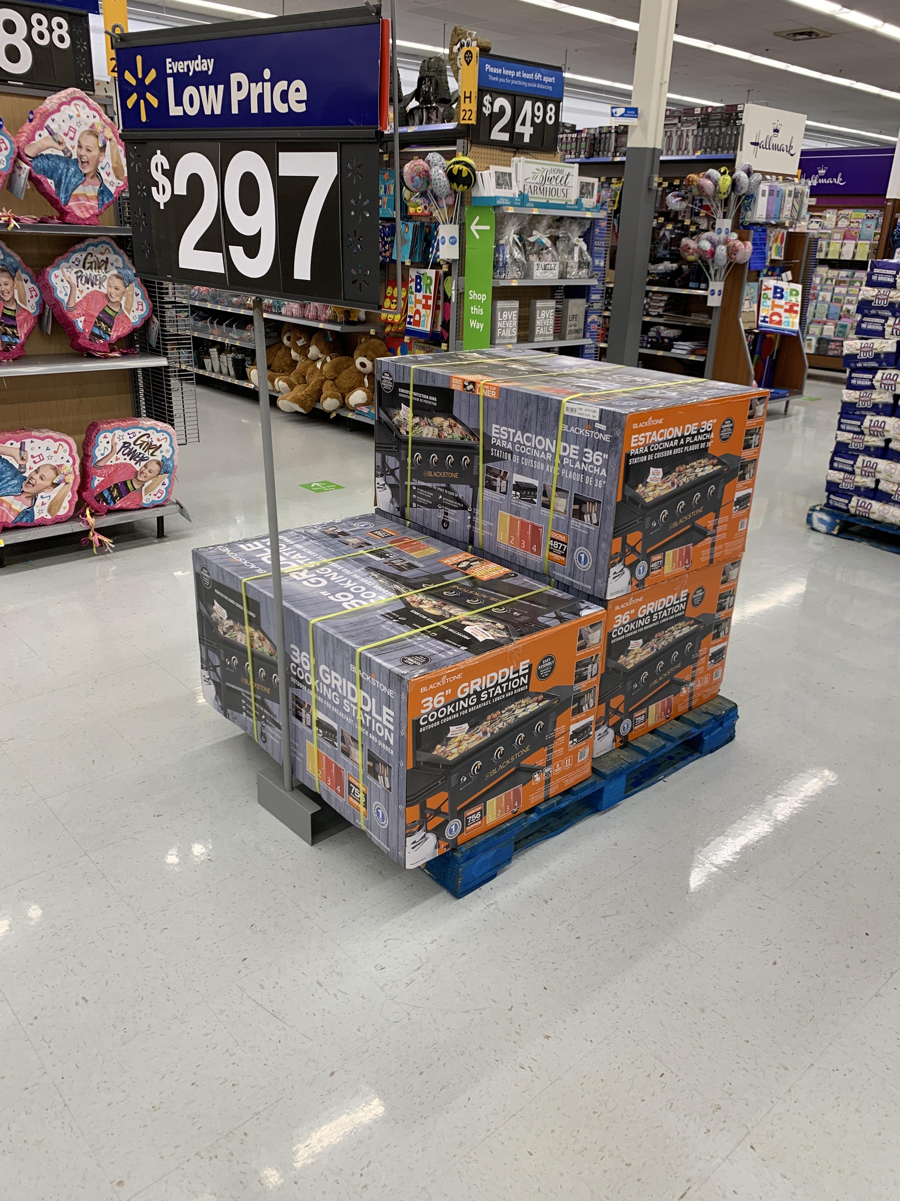 As of 7/5/20 Walmart in Missouri City, TX had 3 36inch and multiple