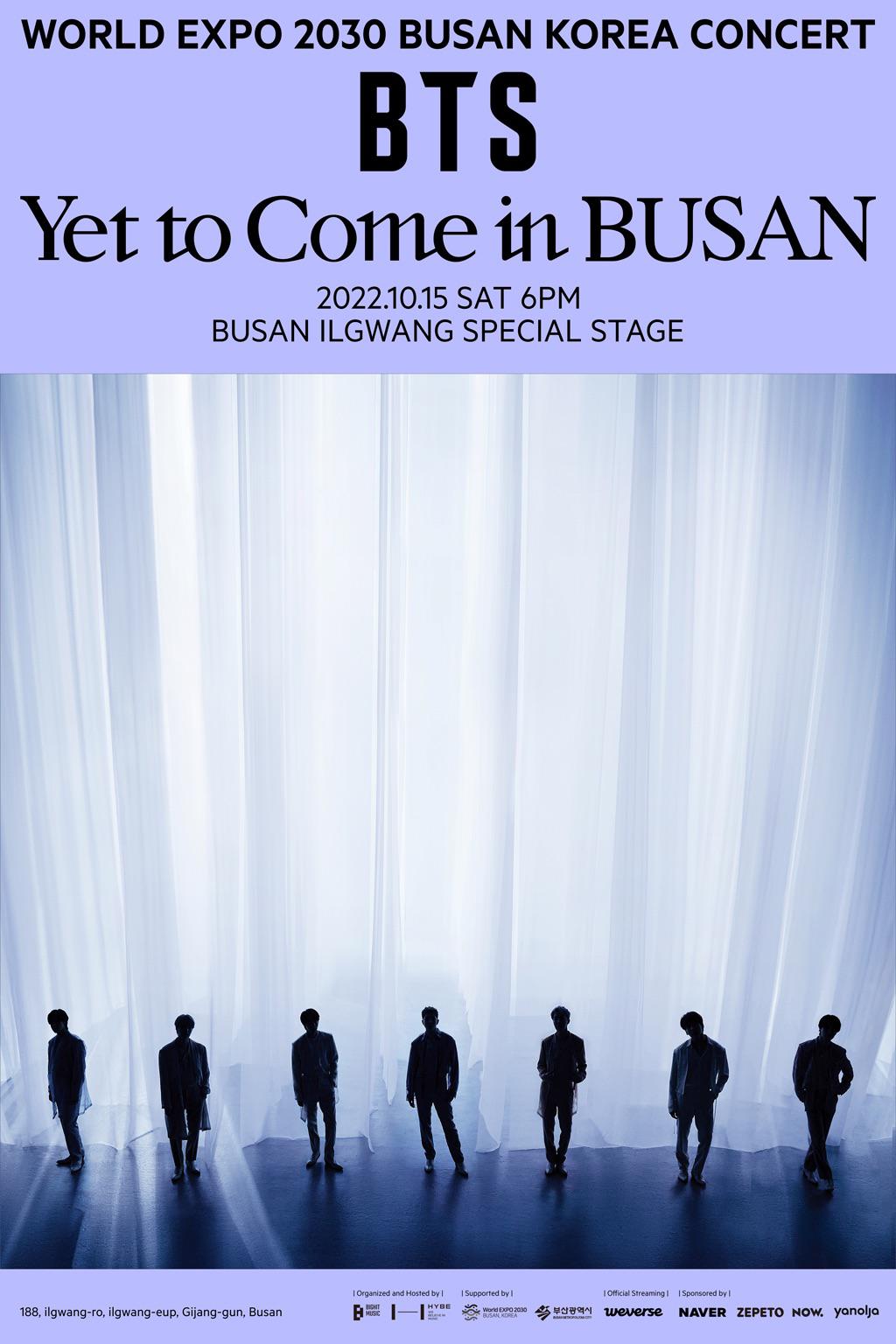BTS WORLD EXPO 2030 BUSAN KOREA CONCERT BTS in BUSAN & LIVE PLAY