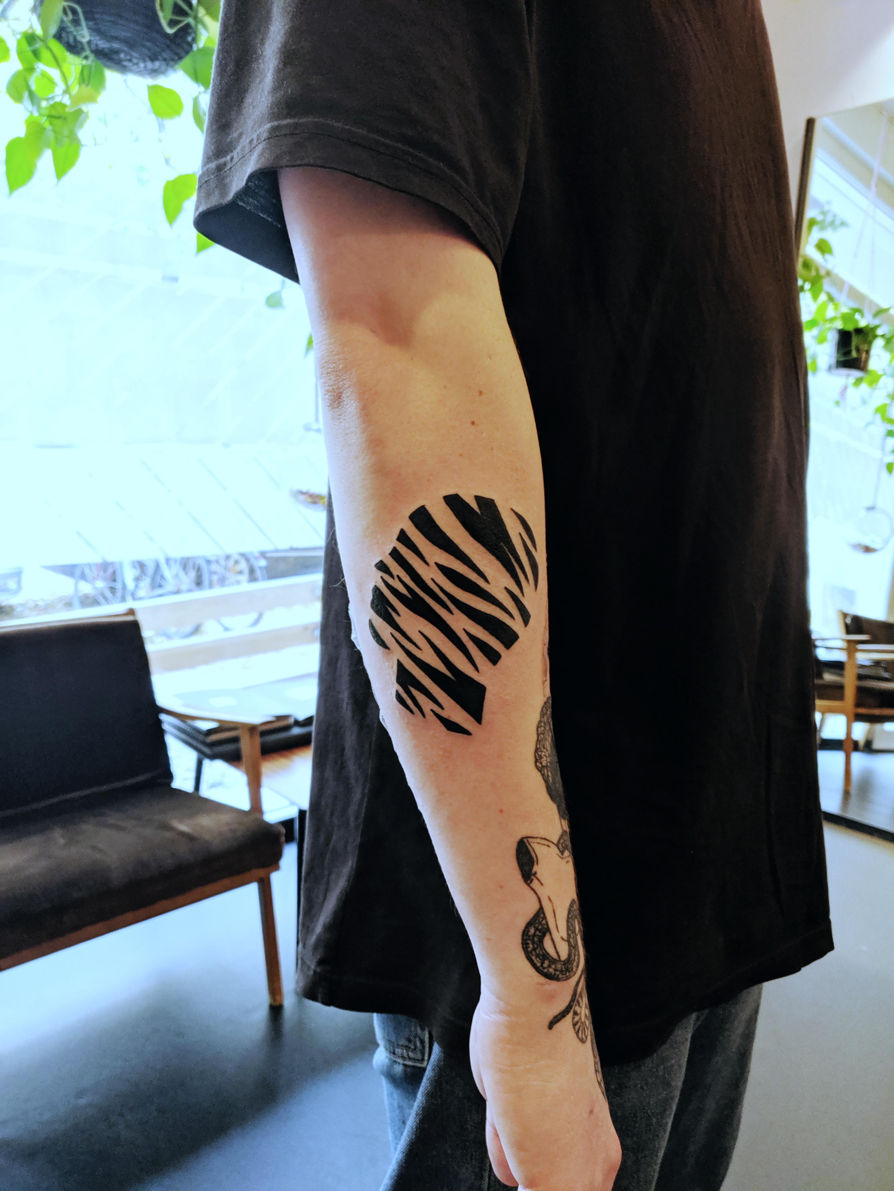 Tiger Stripe Tattoo Design